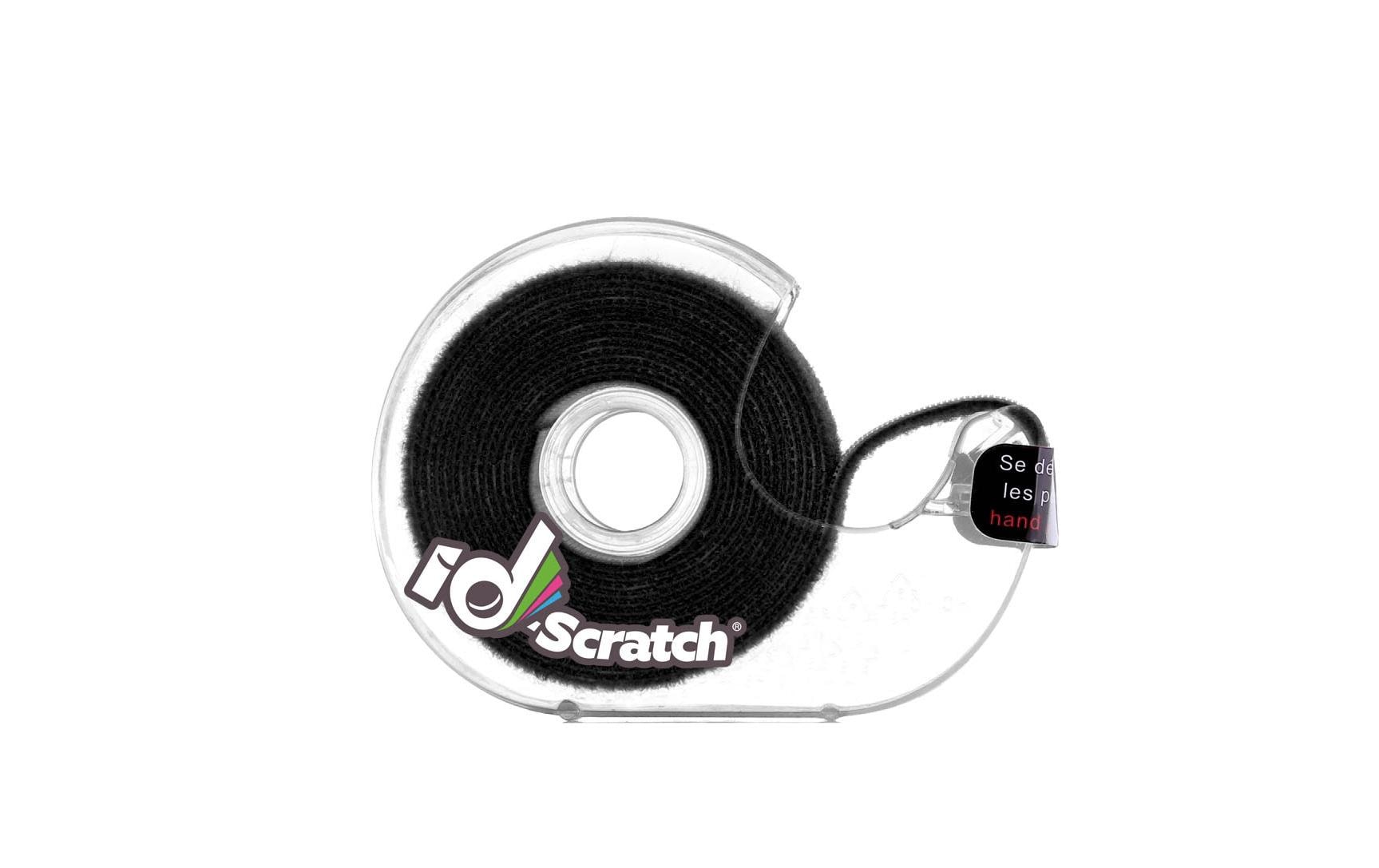Patchsee Klettband-Box ID-SCRATCH Dispender Box Schwarz – Klettband von Patchsee