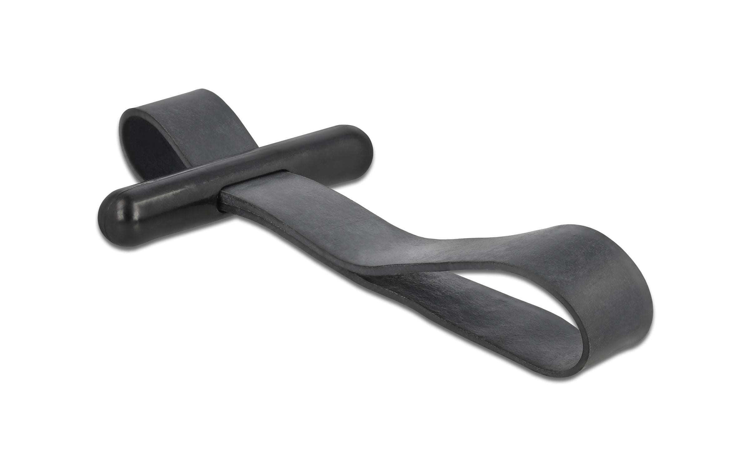 Delock Kabelbinder mit Gummischlaufe Schwarz 26 mm x 15 mm – Kabelbinder von Delock