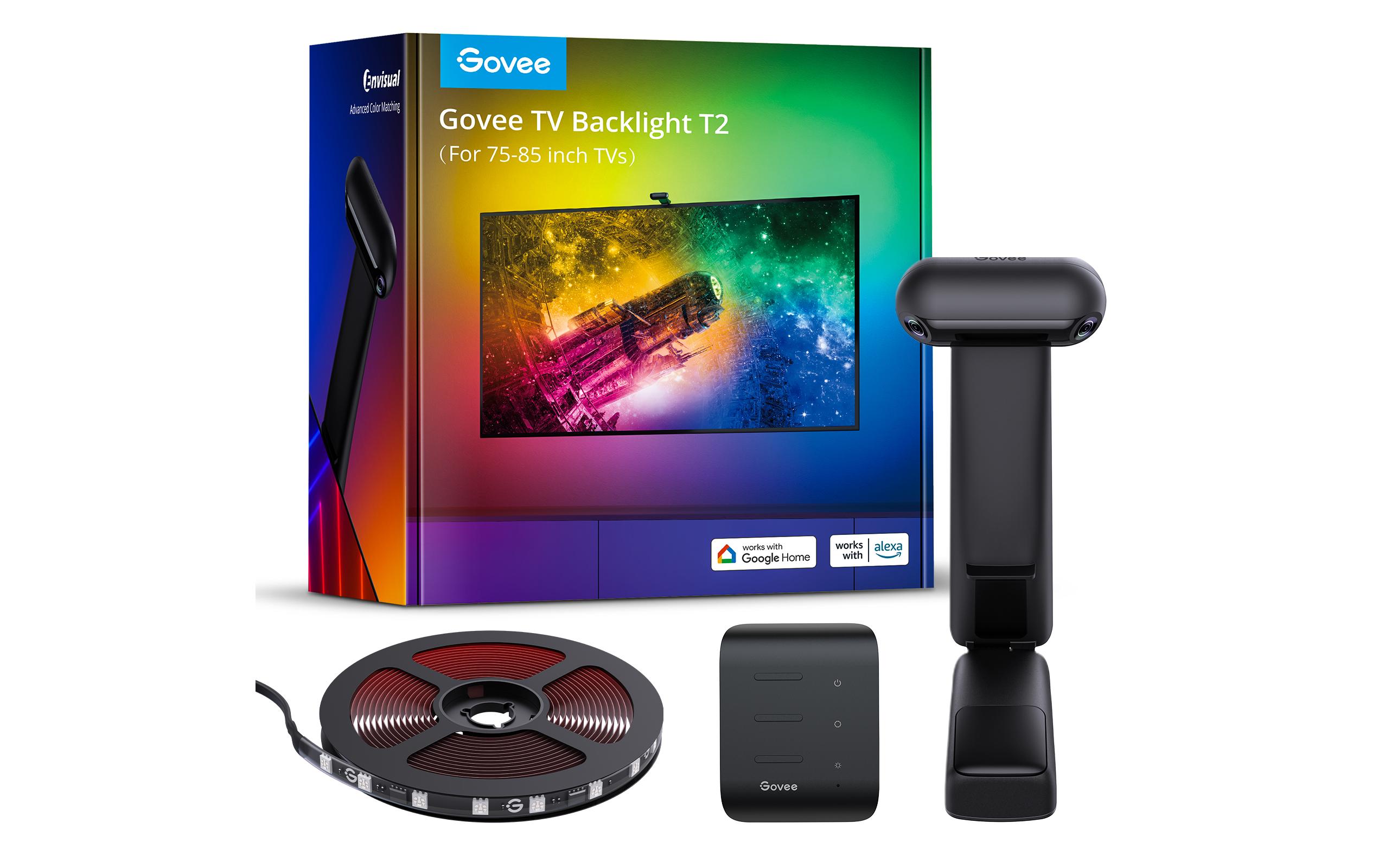 Govee Envisual TV Backlight T2, 75-85, RGBIC, WiFi, BT – Zubehör für LED-Streifen von Govee