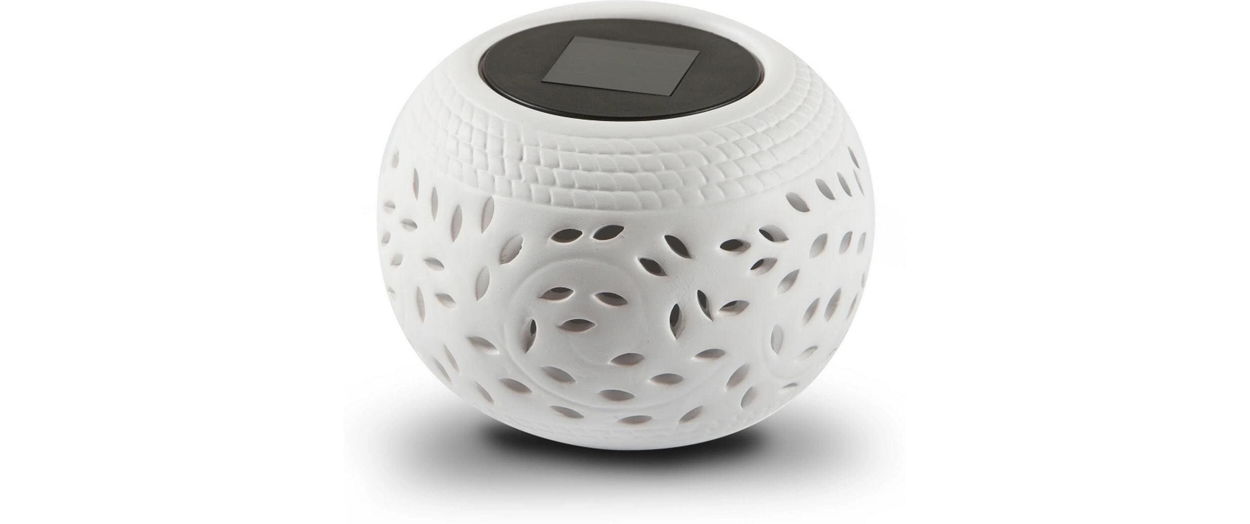 balthasar Solar Outdoor Bowl Weiss – Windlicht mit Solar von balthasar