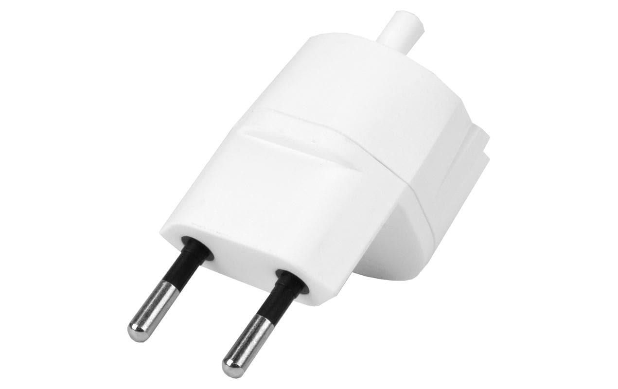 STEFFEN Fixadapter 2-Pol Deutsch auf Stecker CH T11 weiss, CEE7 – Fixadapter von STEFFEN