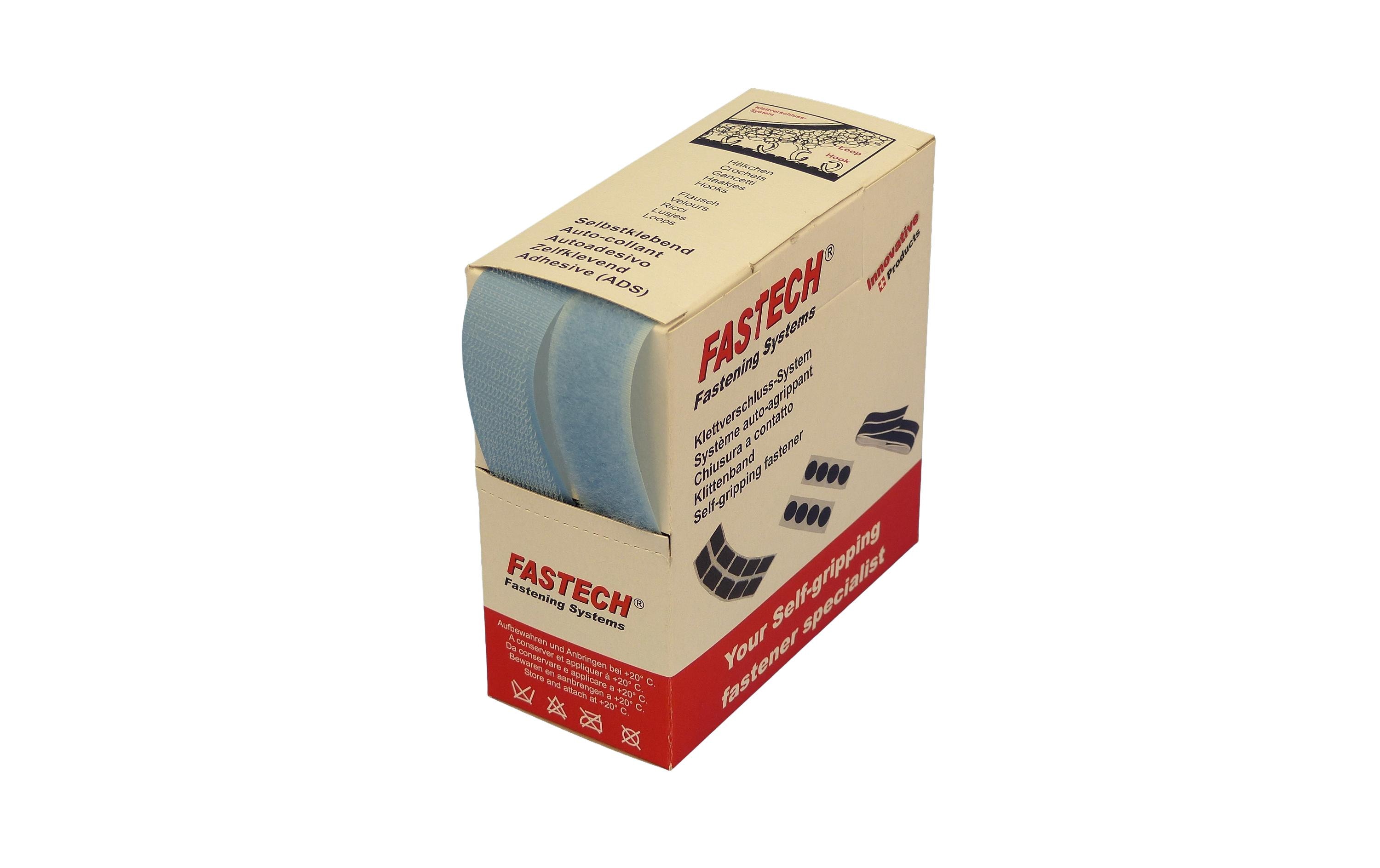 FASTECH Klettband-Box Hellblau – Klettband von FASTECH