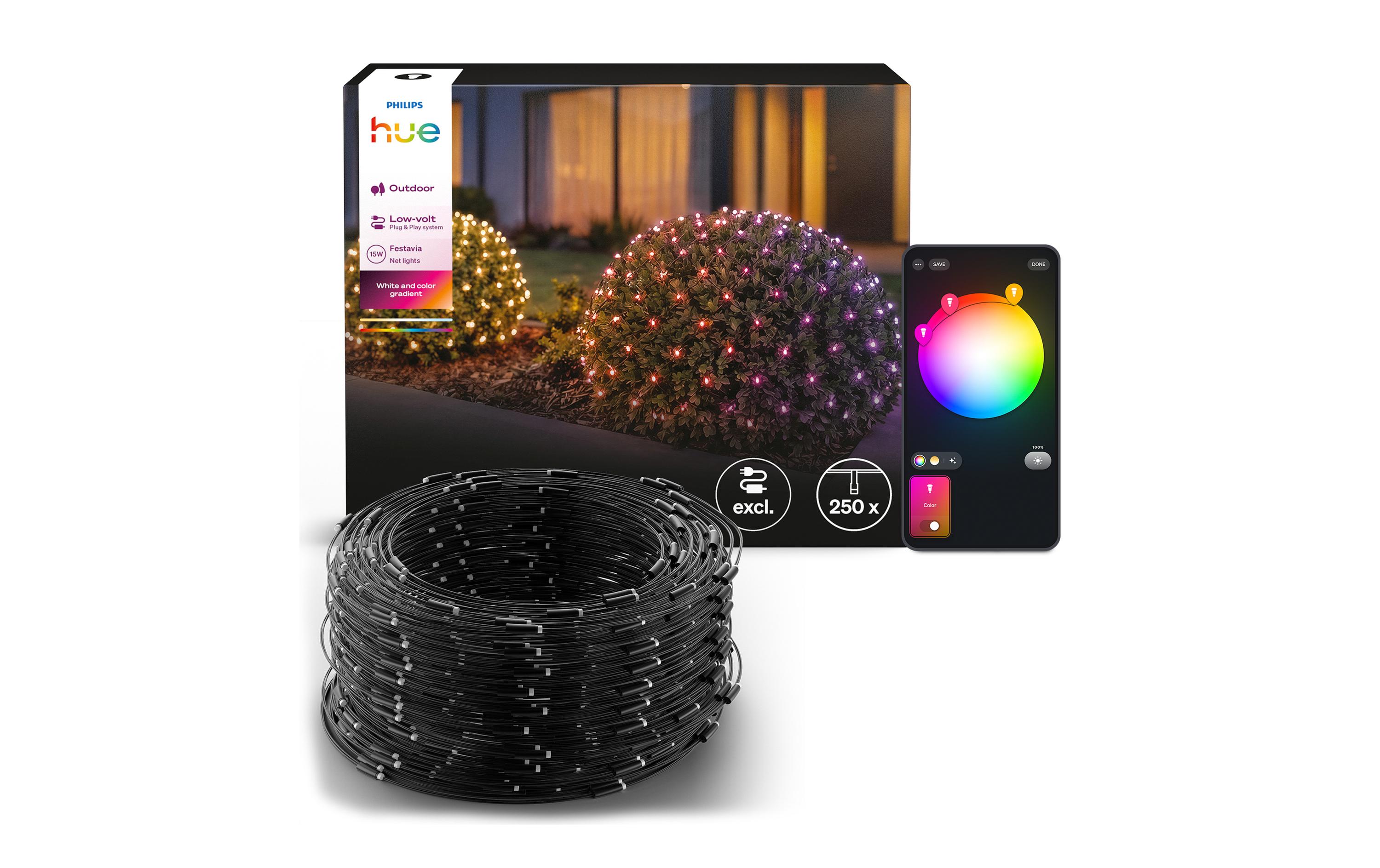 Philips Hue Festavia Net Lights 250 LEDs 1 x 3 m 250 LEDs