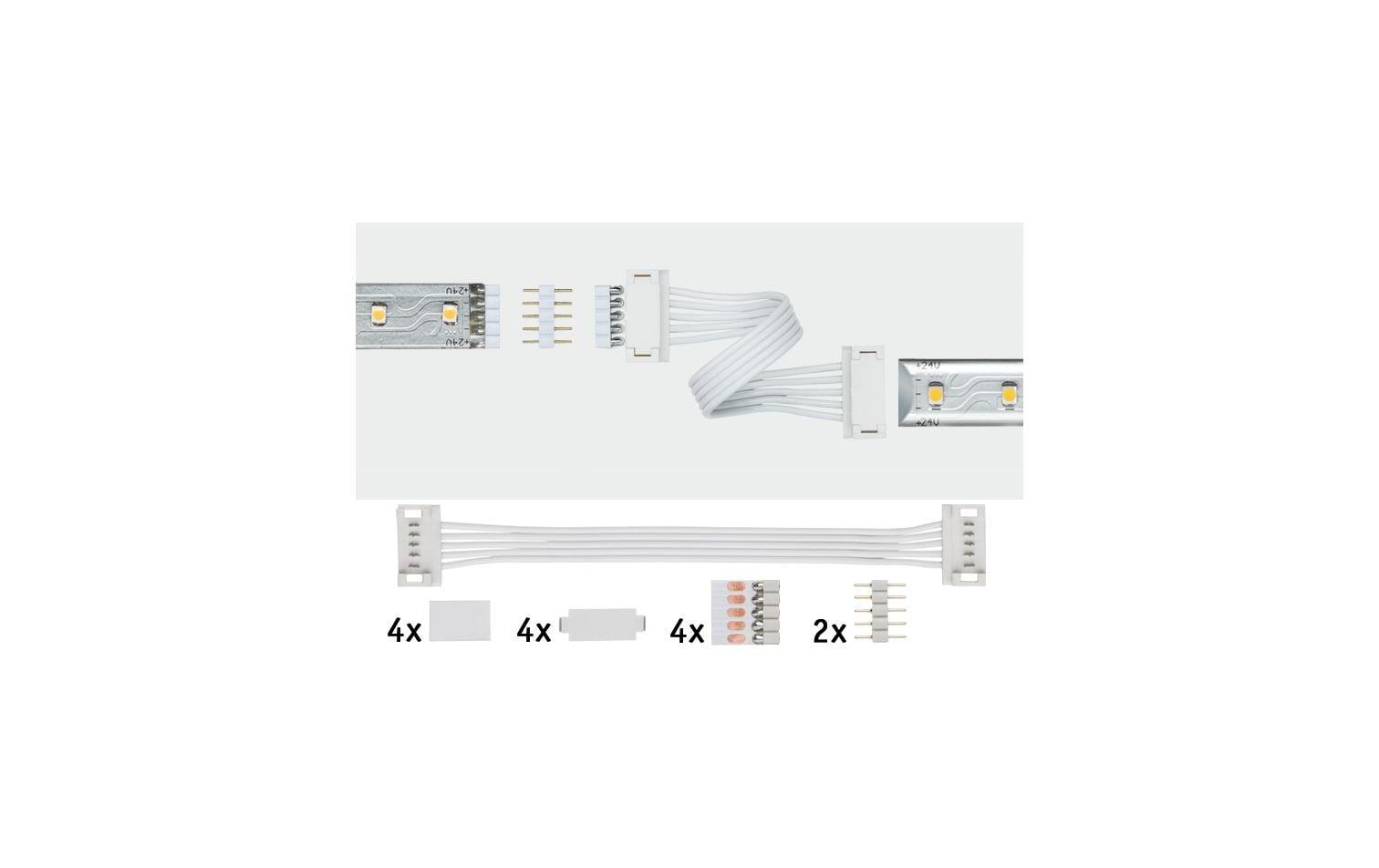 Paulmann Universal-Verbinder MaxLED, 2 Stück – LED-Verbinder von Paulmann