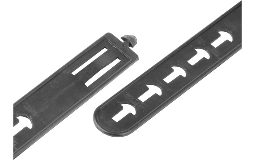 STEFFEN Kabelbinder 100 Stück Schwarz 130 mm x 15.5 mm – Kabelbinder von STEFFEN