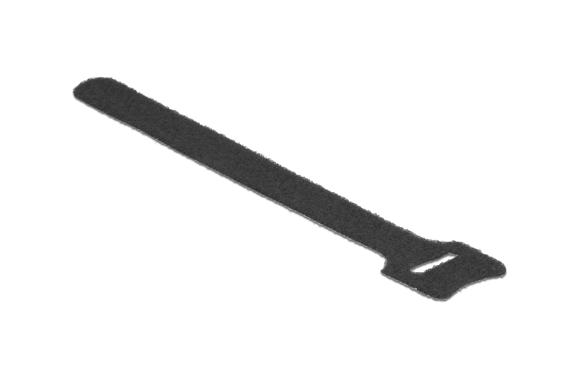 Delock Klettkabelbinder Schwarz 150 mm x 12 mm, 10 Stück – Klettkabelbinder von Delock
