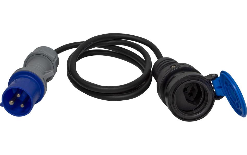 Brennenstuhl Adapterleitung 1.5 m CEE – T23, Schwarz