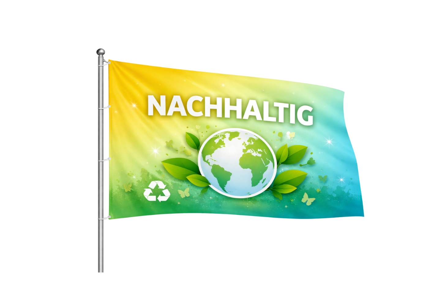 Nachhaltige Fahnen – Chill & Easy