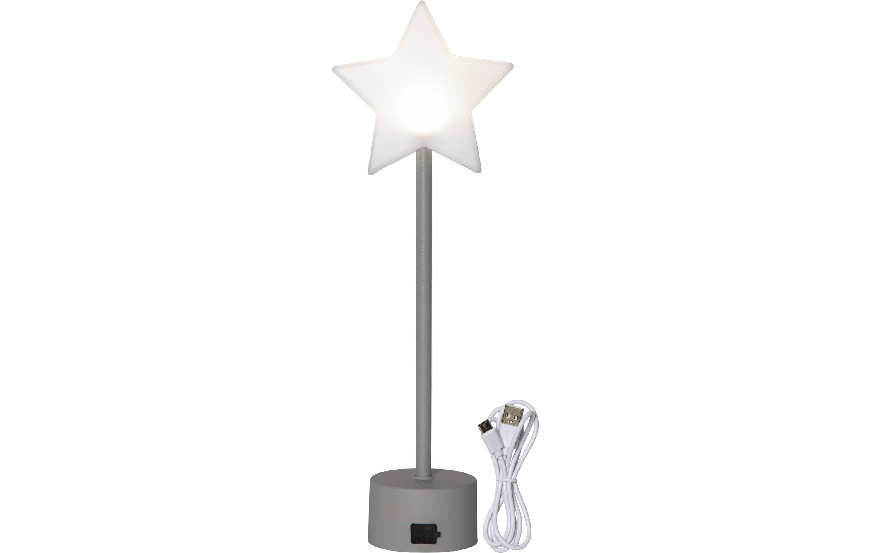 Star Trading Tischstern Blizz Indoor, Grau, 40.00 cm Höhe
