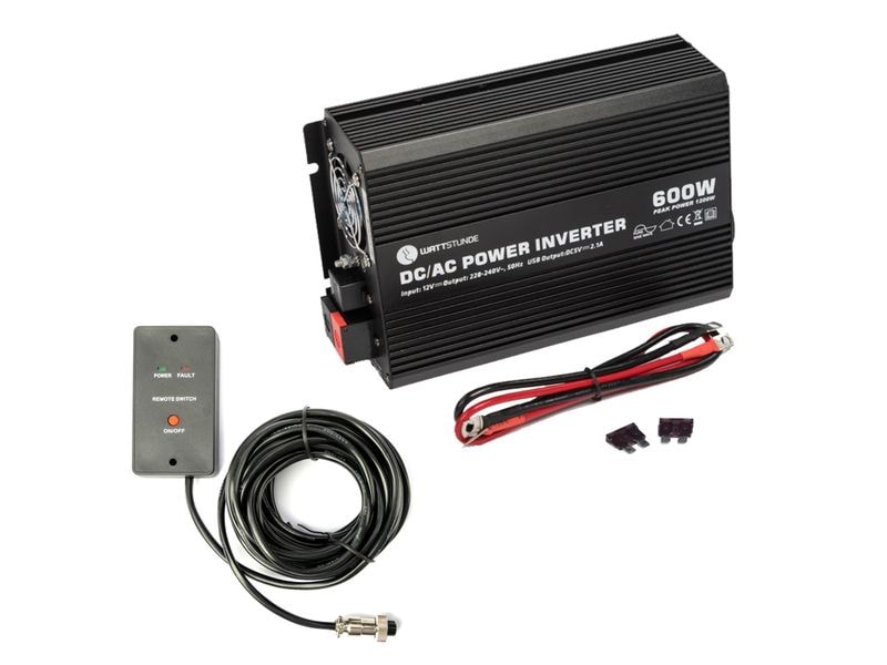 WATTSTUNDE 600W / 1200W 12V Sinus Spannungs
