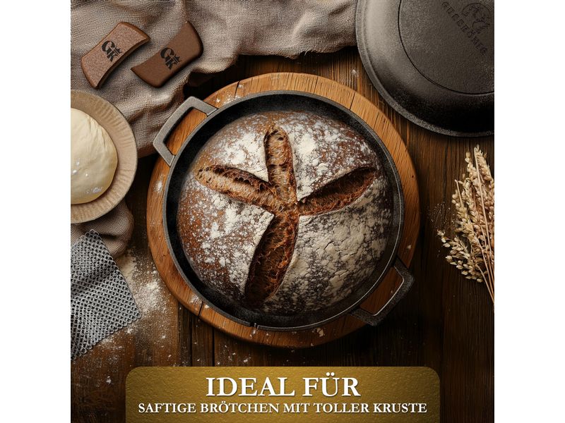 Dutch Oven -Topf 4,8L & pfanne 1,8L