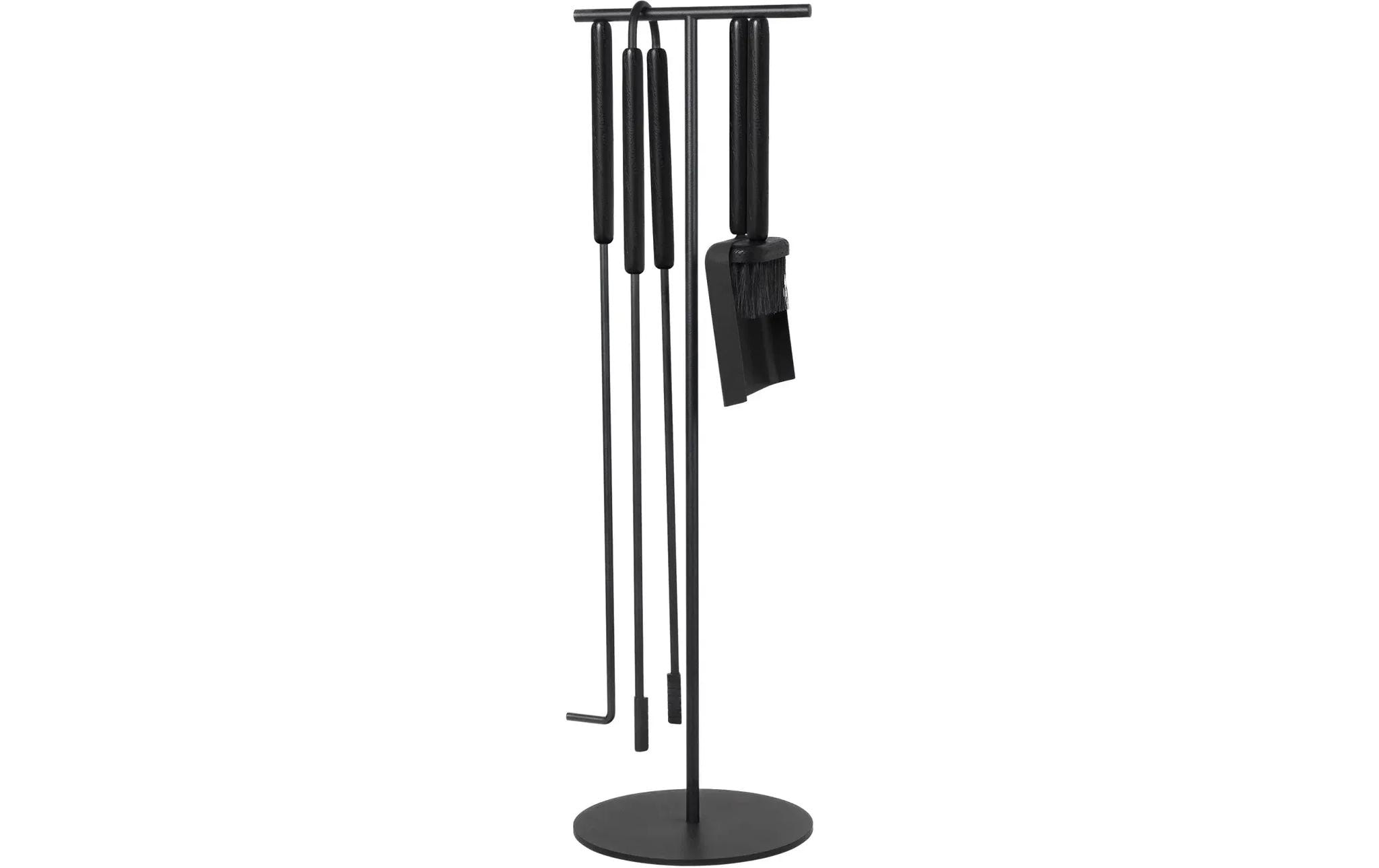 Blomus ASHI 5-teilig Stahl Eiche Schwarz matt