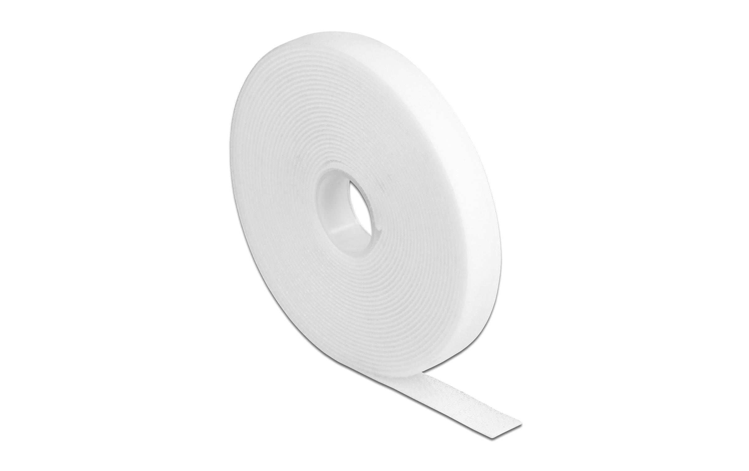 Delock Klettband 5 m x 13 mm Weiss – Klettband von Delock