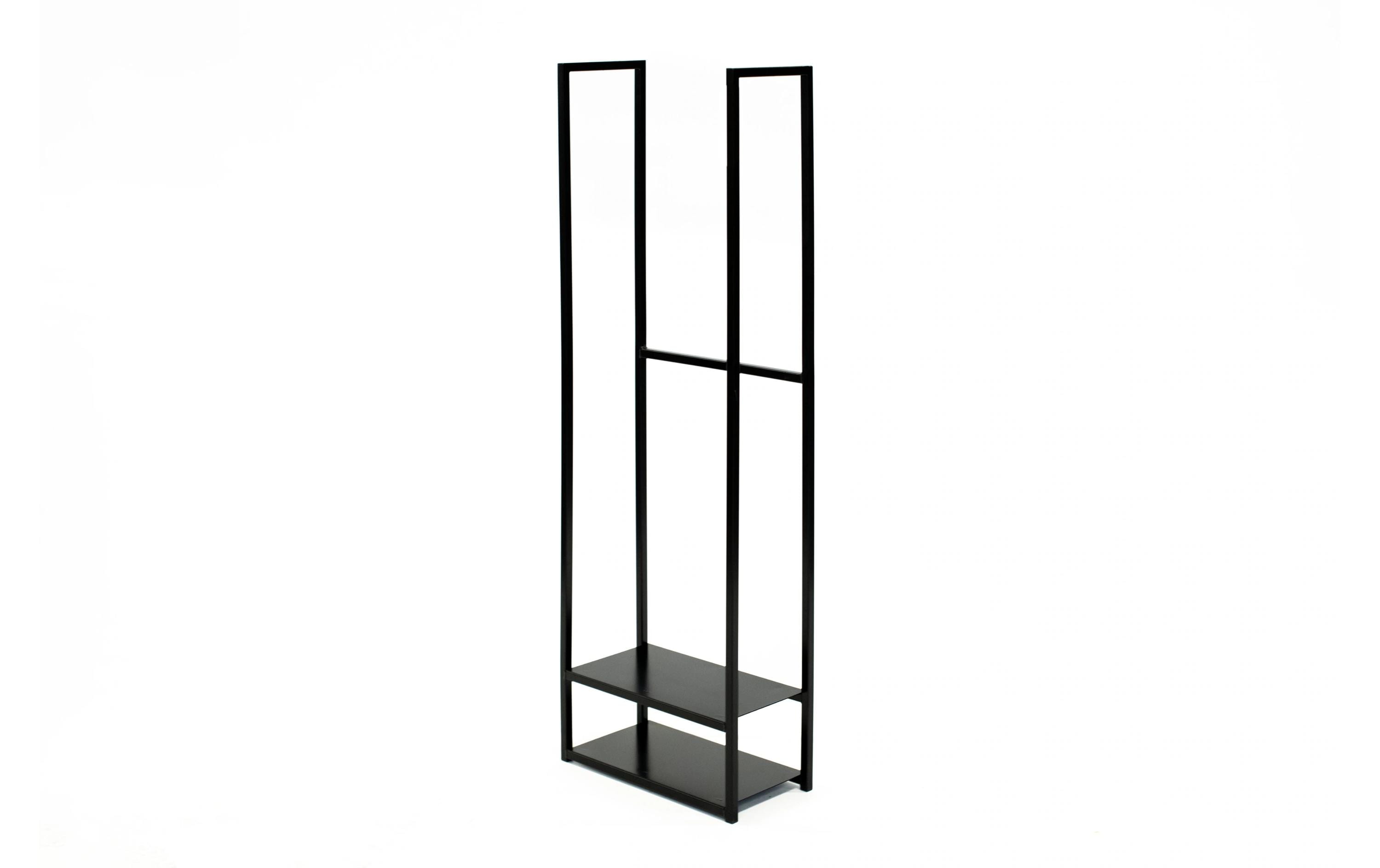 WESTMANN Kaminholzregal Porthos Stahl schwarz 40 x 20 x 120 cm