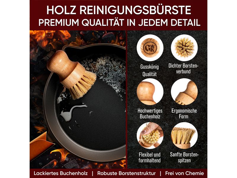 Holz-Spülbürste