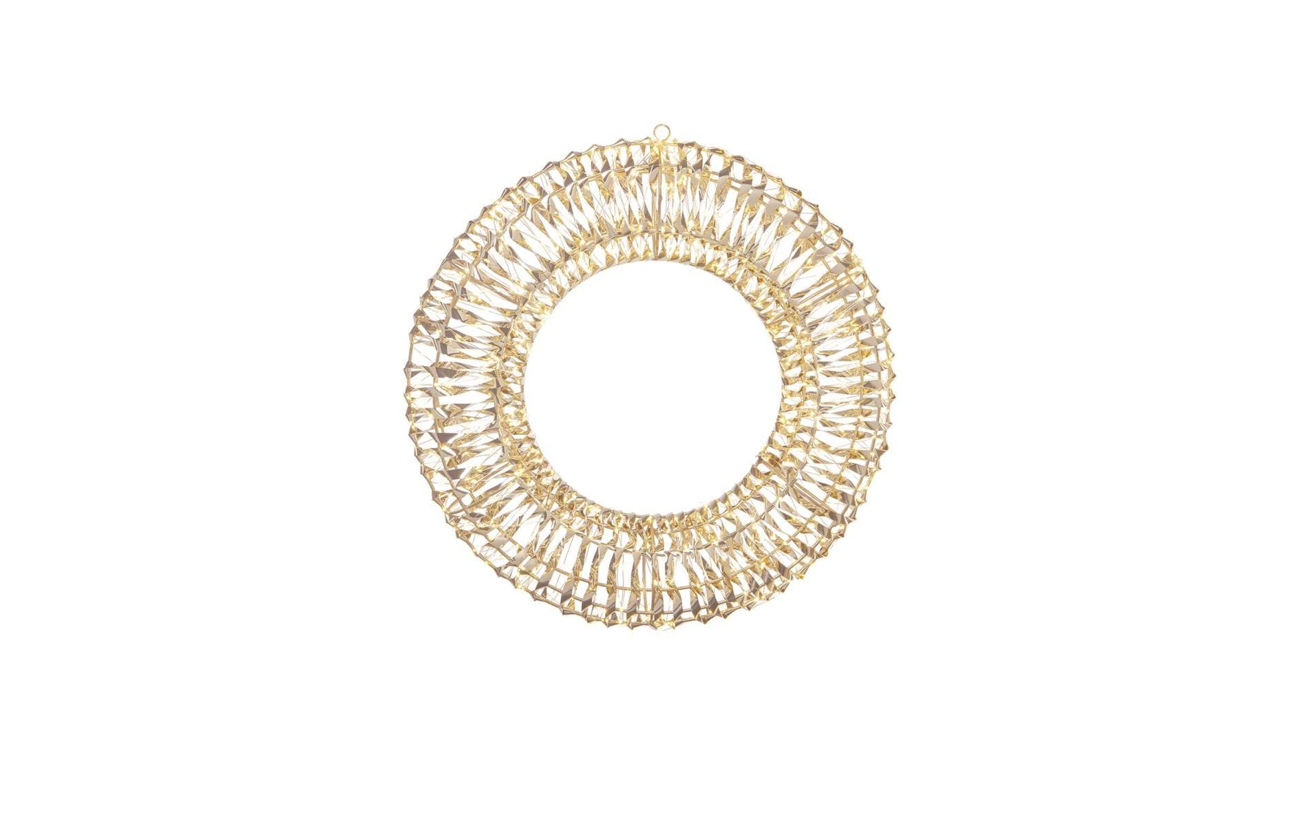 STT Glamour wreath, 60 Warmweiss