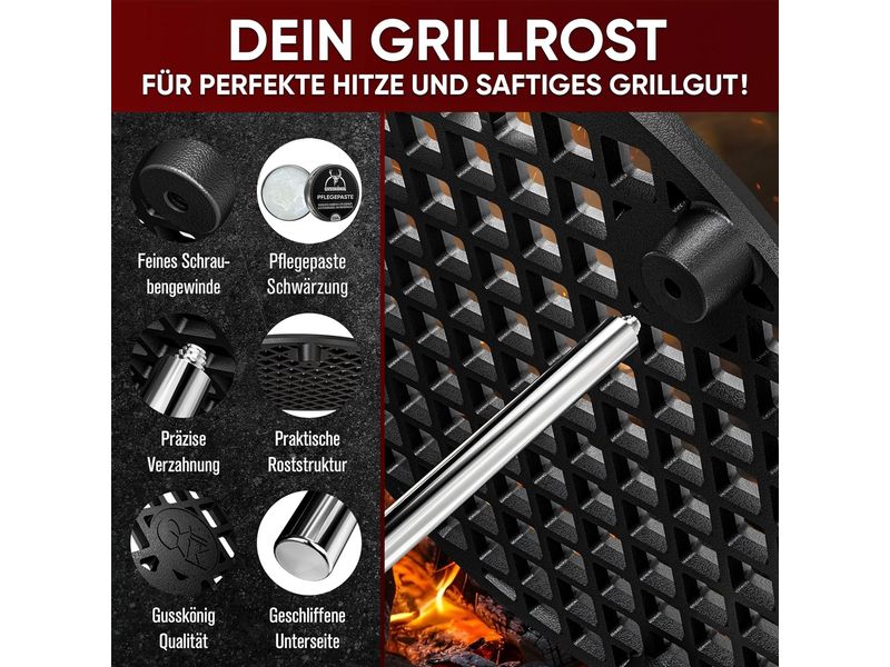 Grillrost 20cm mit Beinen