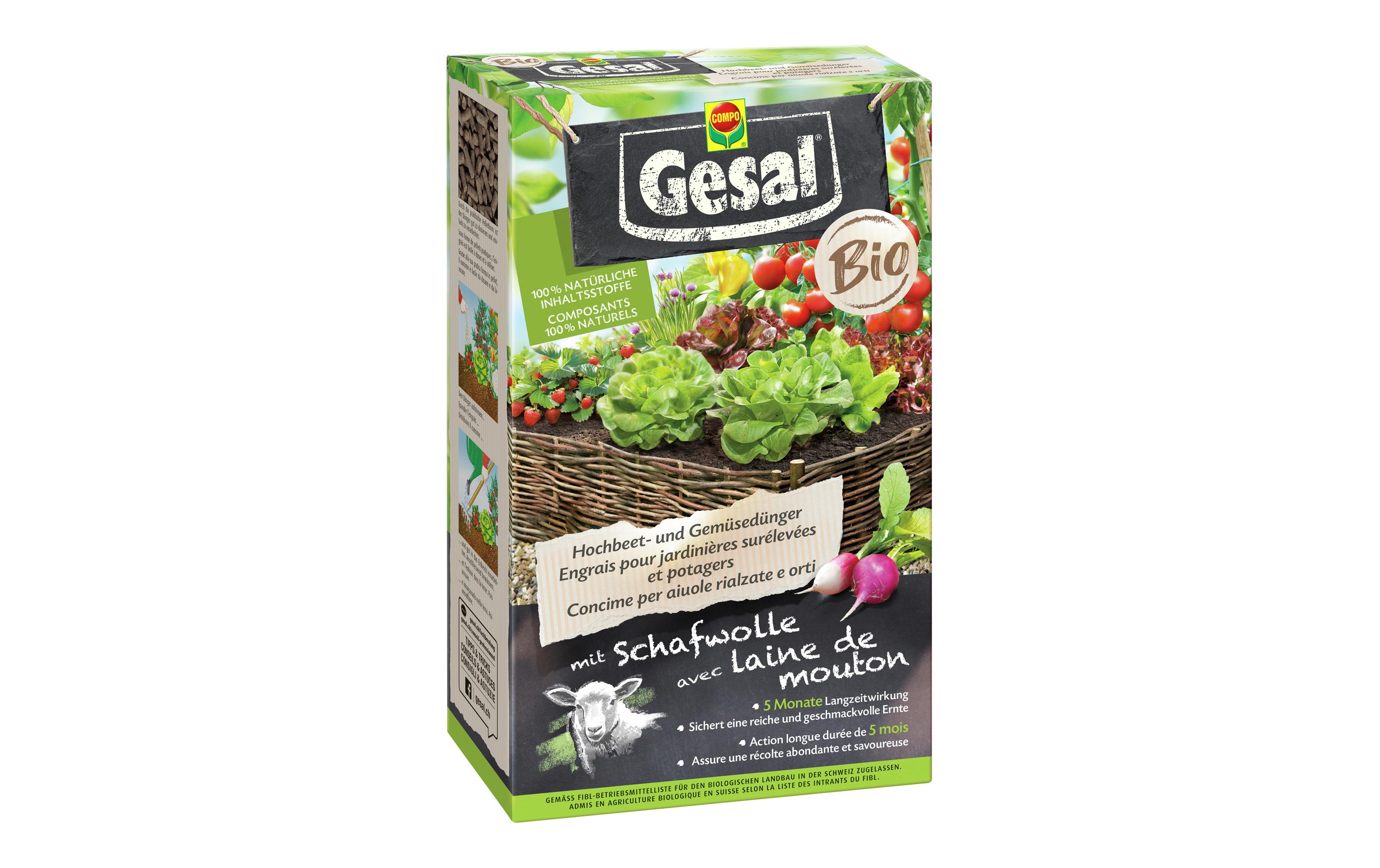 Gesal Gesal BIO Hochbeet- & Gemüsedünger 750 g 750 g