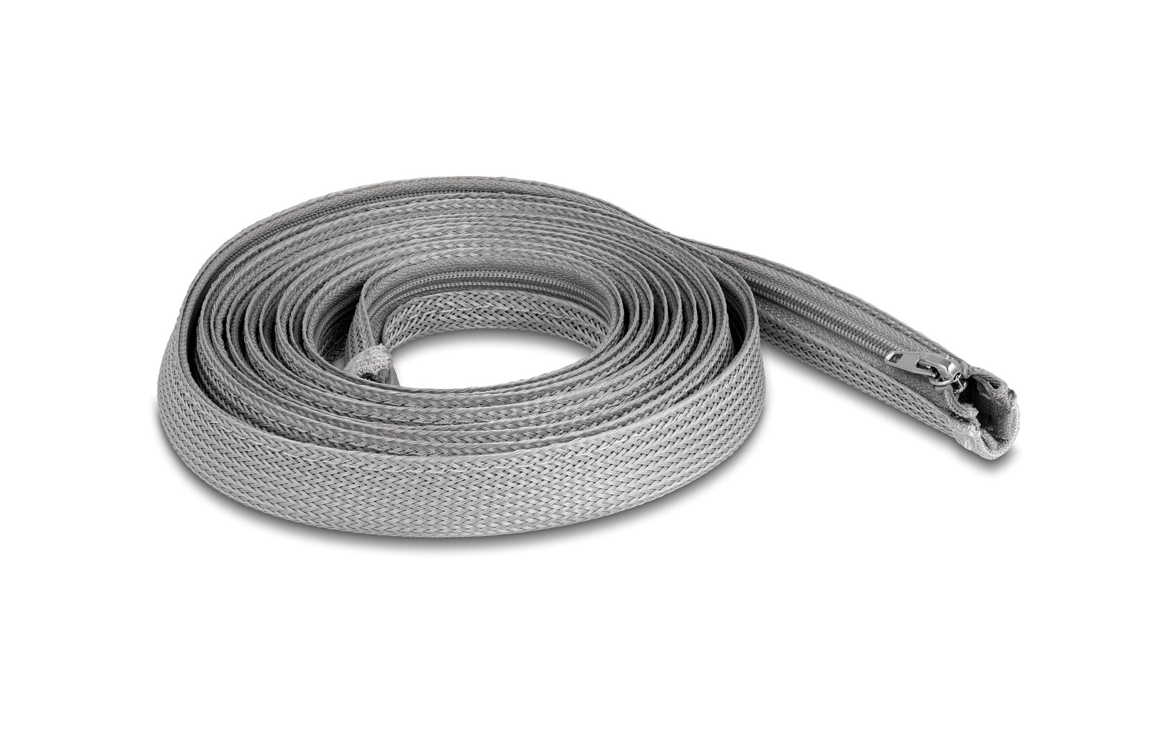 Delock Kabelschlauch 3 m x 20 mm Grau – Kabelschlauch von Delock