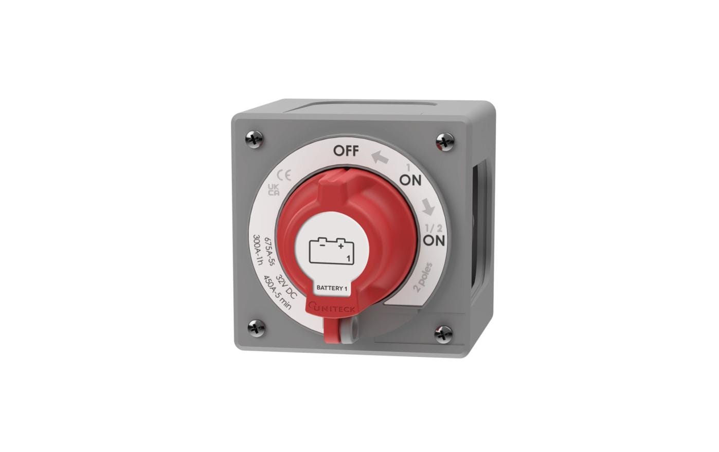 UNITECK Batterietrennschalter Unibatswitch 300A bipolar