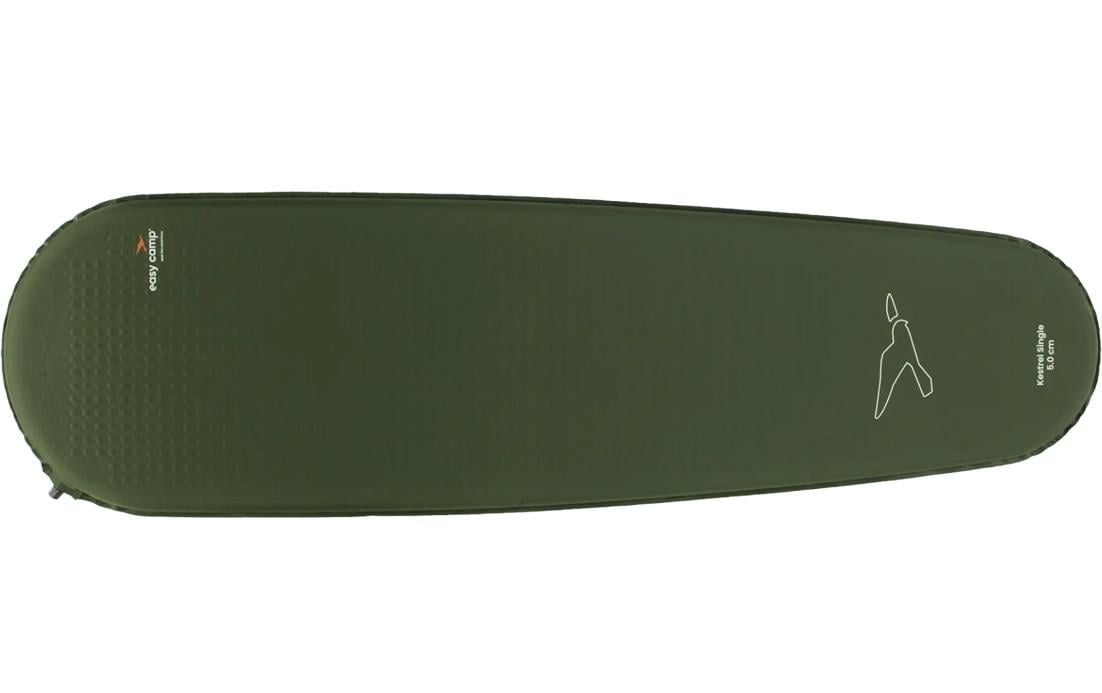 Easy Camp Kestrel Mat Single 5.0 cm – selbstaufblasende Isomatte (Mumienform) fürs Camping
