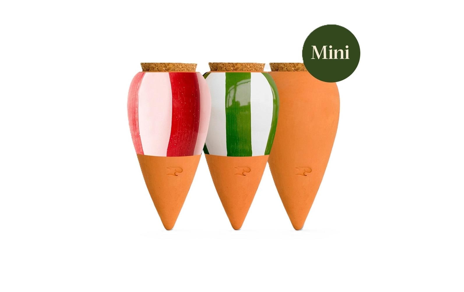 pepin Wasserspender Mini Ollas Terracotta, 3er Set