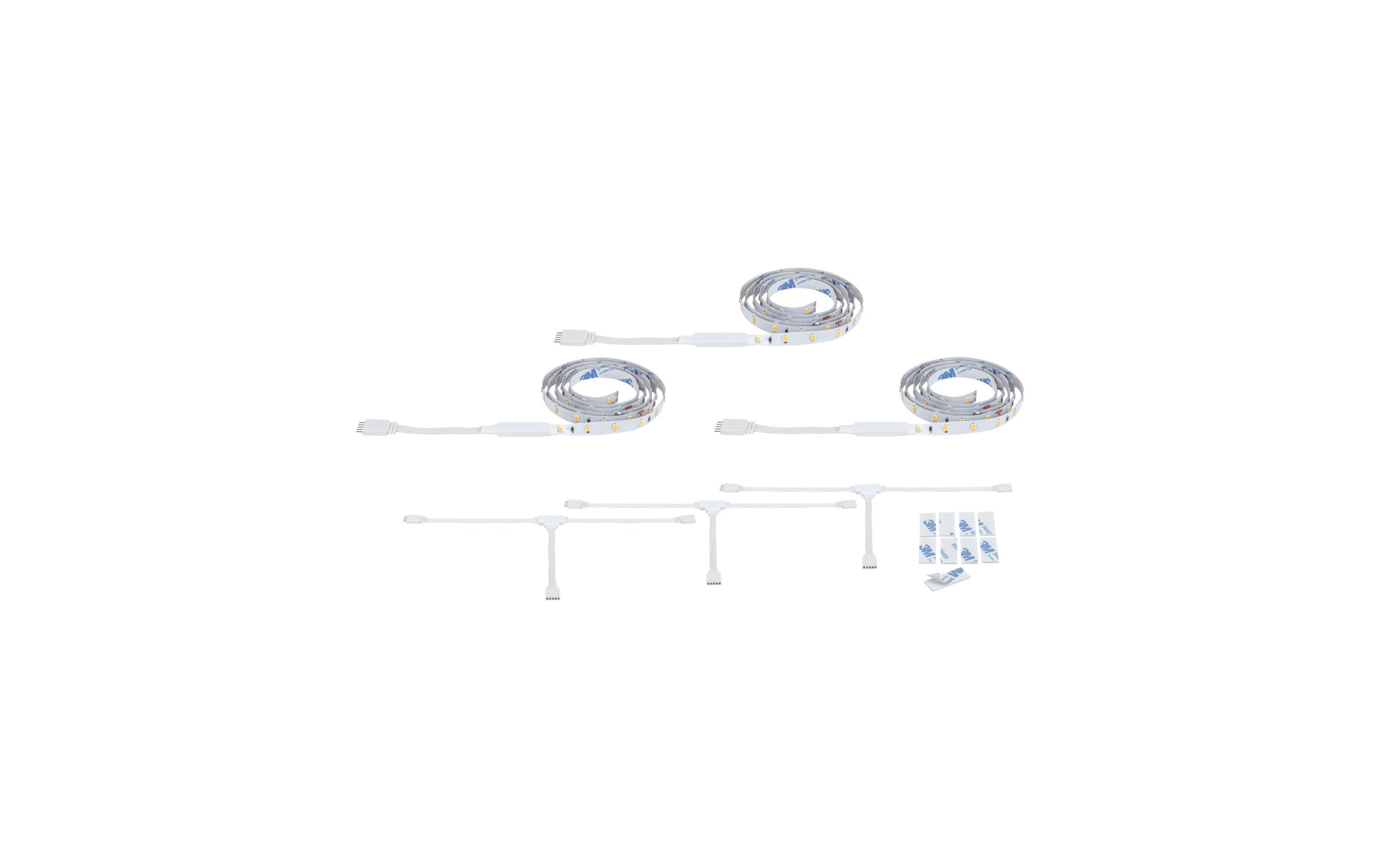 Paulmann Erweiterung 3 x 1m für MaxLED Stair LED Strip 2700K – Verlängerung für LED-Streifen MaxLED von Paulmann