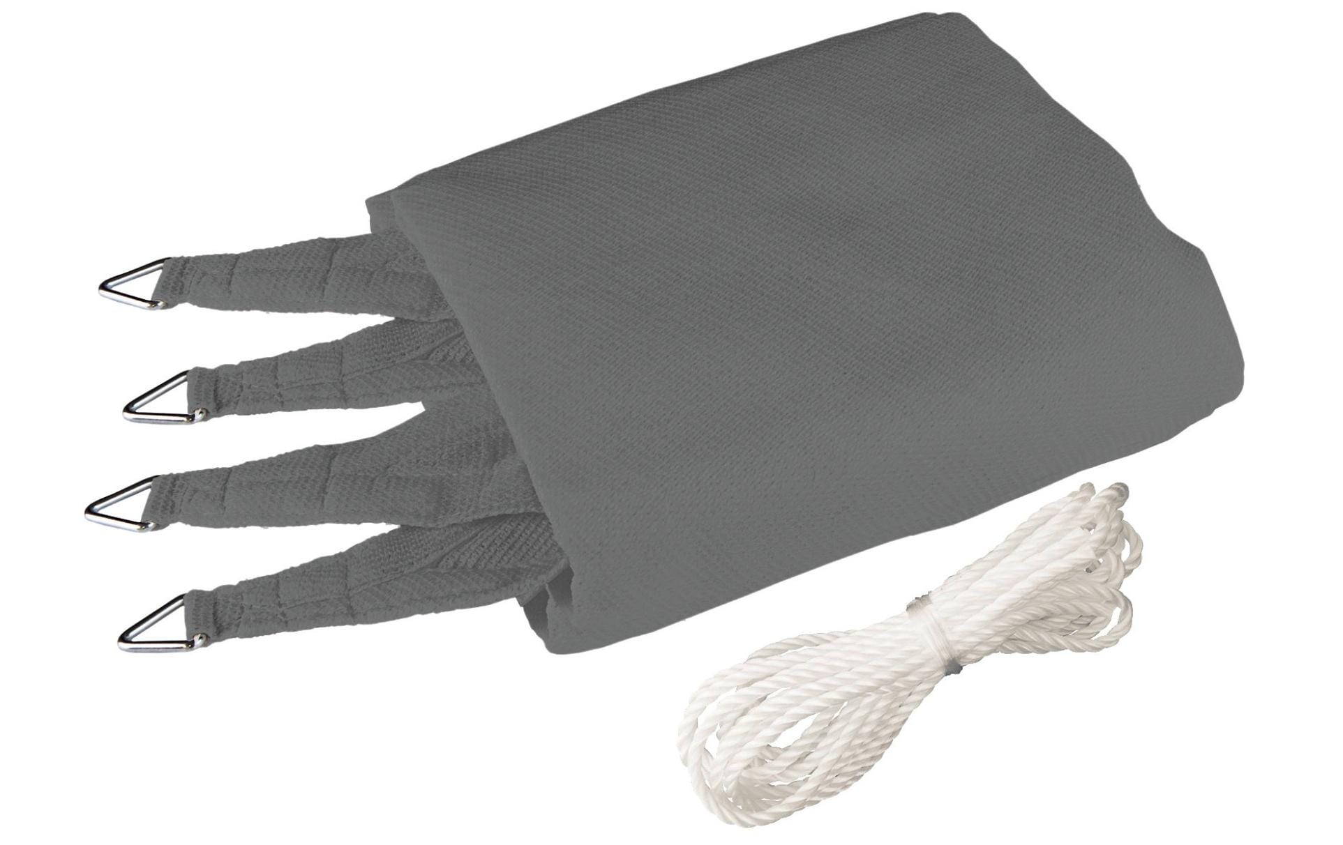 Sonnensegel grau 5.0m, Quadratisch