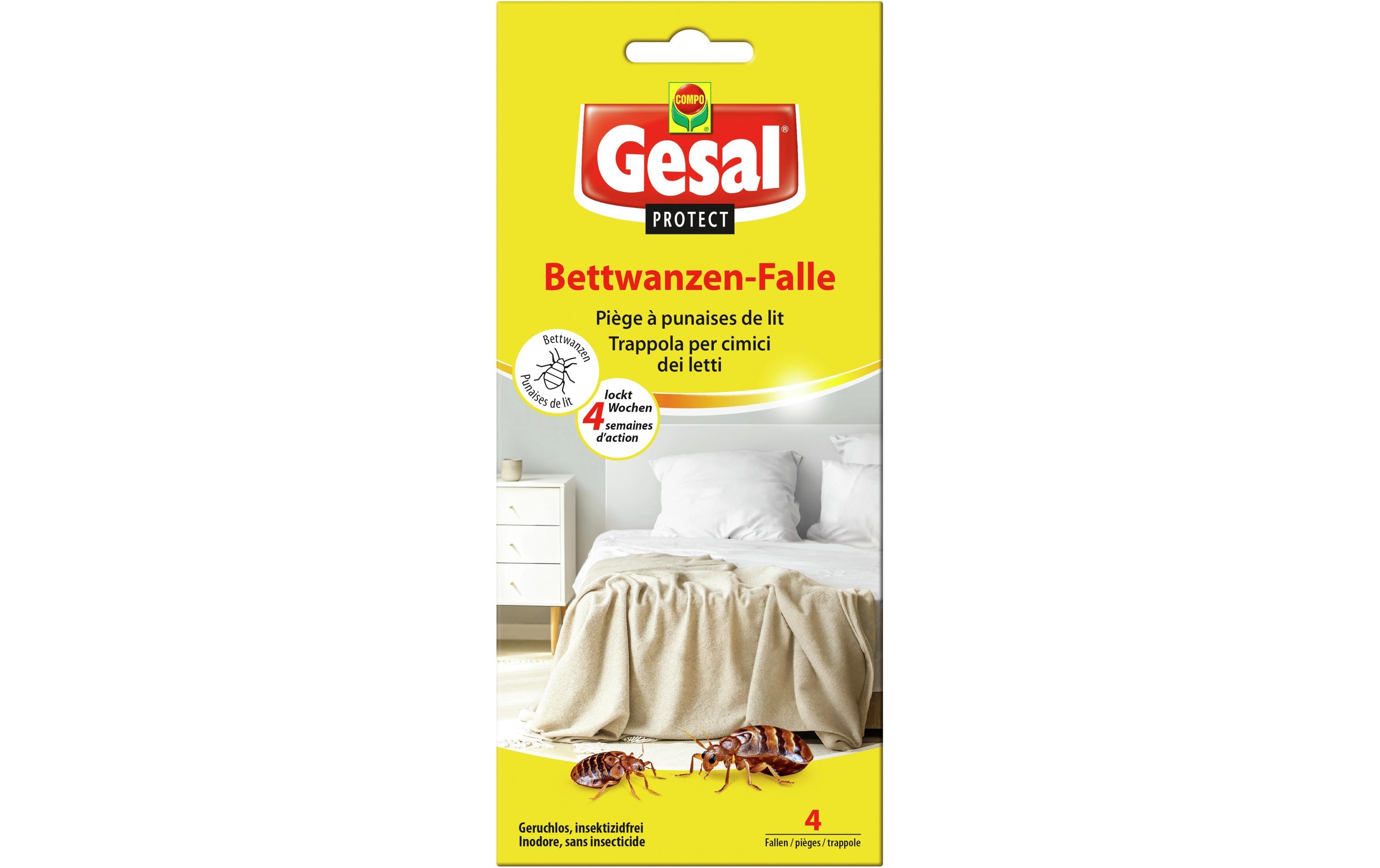 Gesal Protect Bettwanzen-Falle (2 x 2 Fallen)
