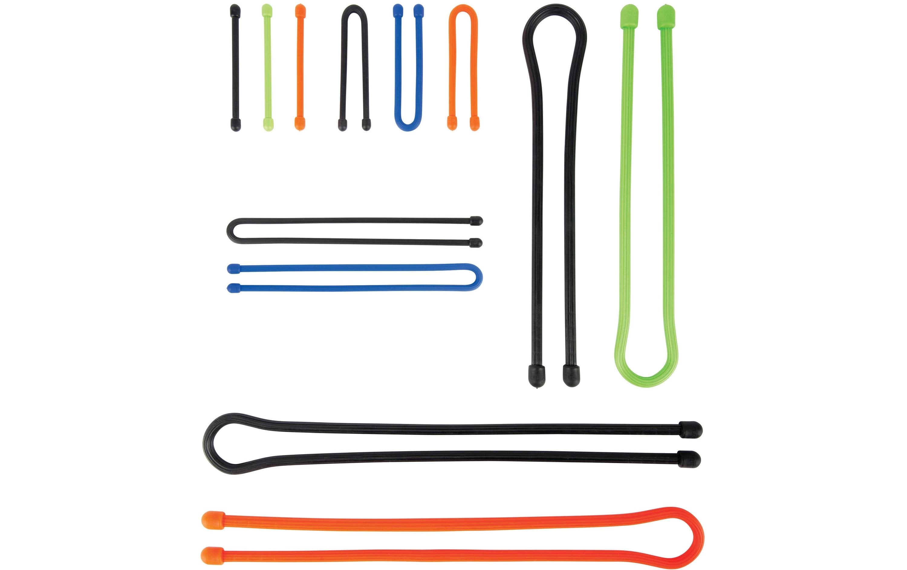 NITE IZE Kabelbinder Gear Tie, 12 Pack Assortiert 609.6 mm x 9.5 mm – Kabelbinder-Set von NITE IZE