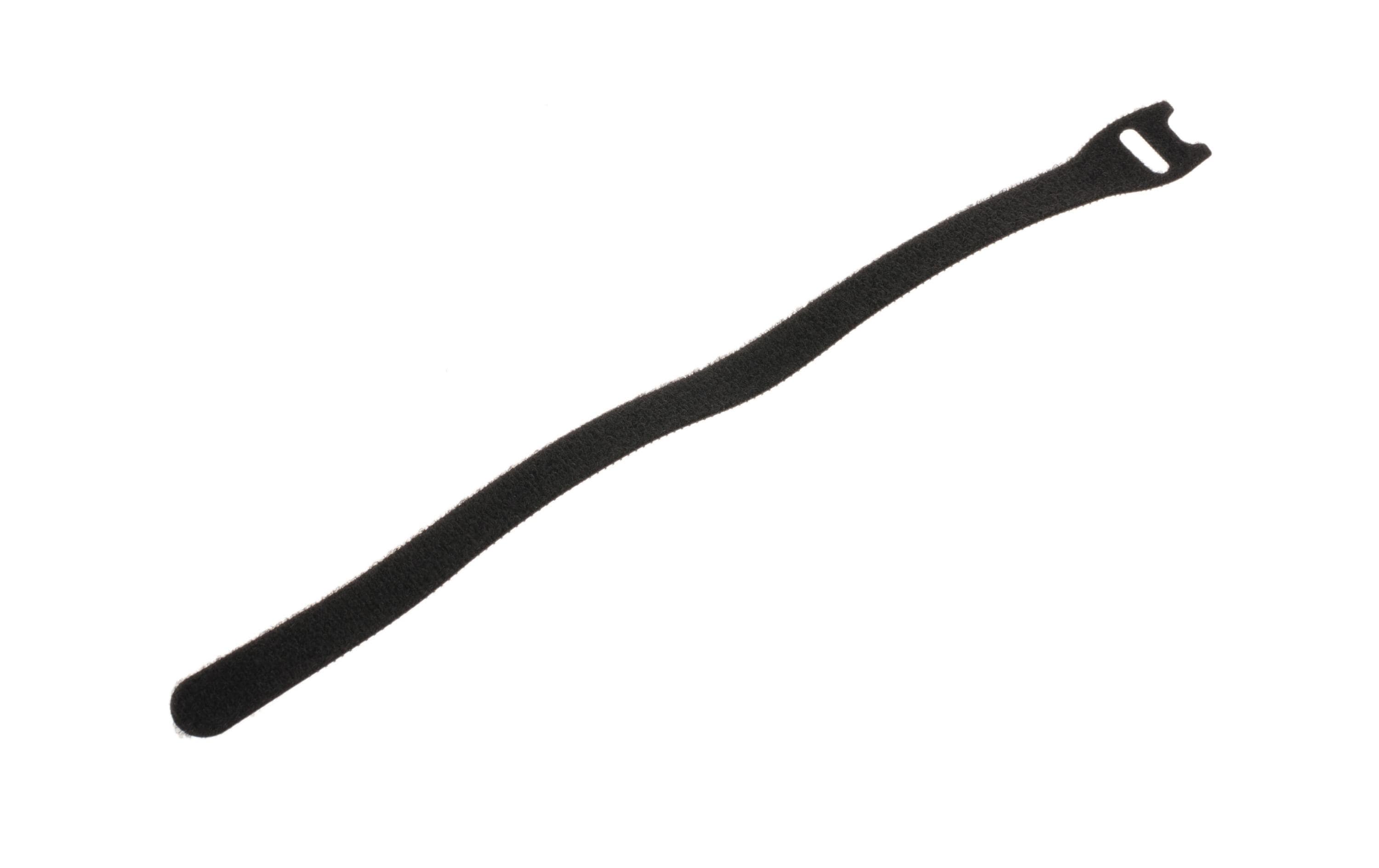 FASTECH Klettkabelbinder ETK-1-3 13 x 250 mm Schwarz, 10 Stück – Klettkabelbinder von FASTECH