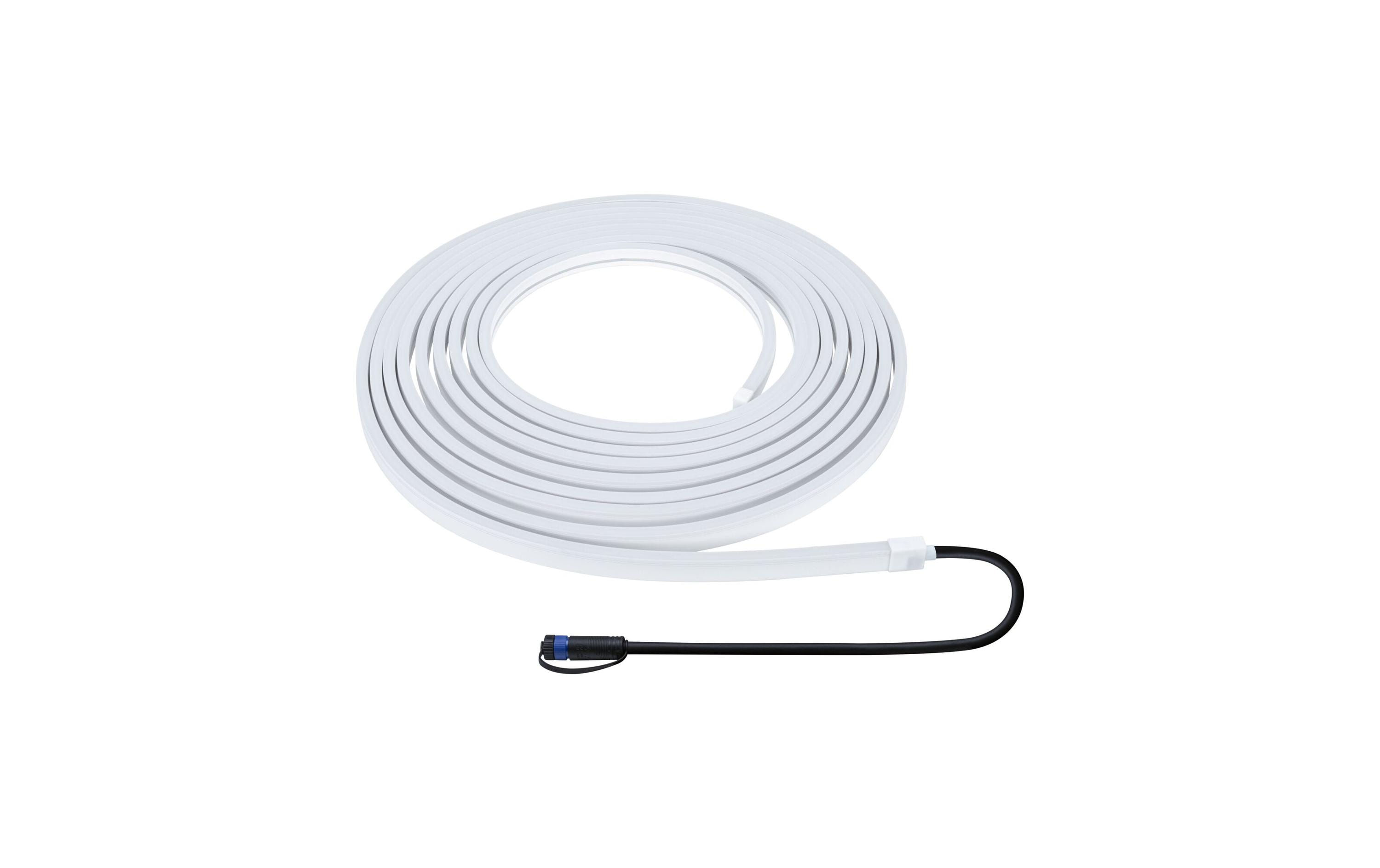 Paulmann LED-Stripe Plug & Shine Smooth, 3000K, 10m, Weiss – LED-Streifen von Paulmann