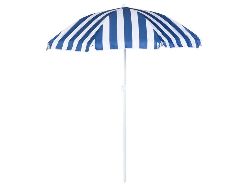 KOOR, Sonnenschirm Marino 180 cm, Blau/Weis