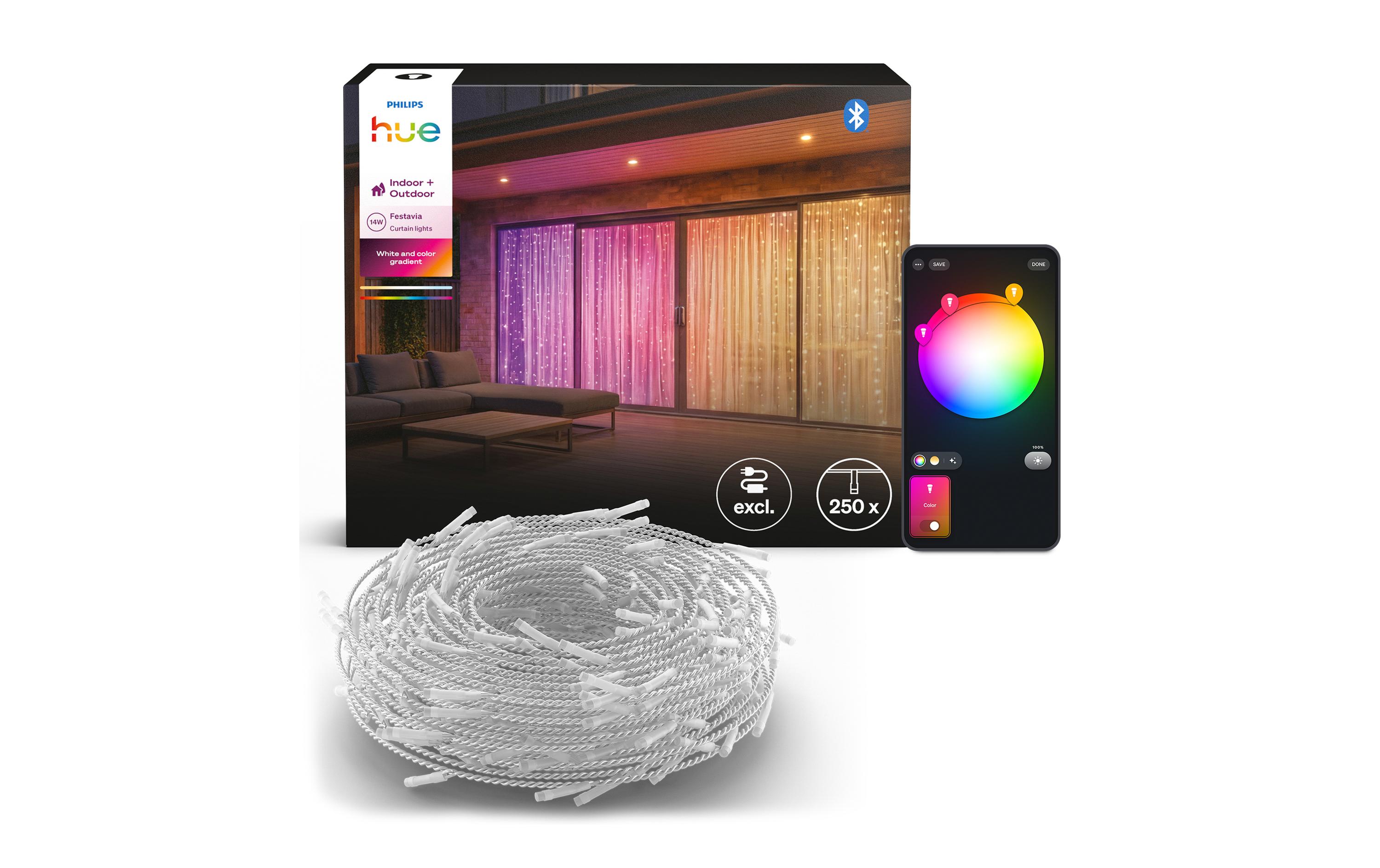 Philips Hue Festavia Curtain Lights 1.35 x 2 m