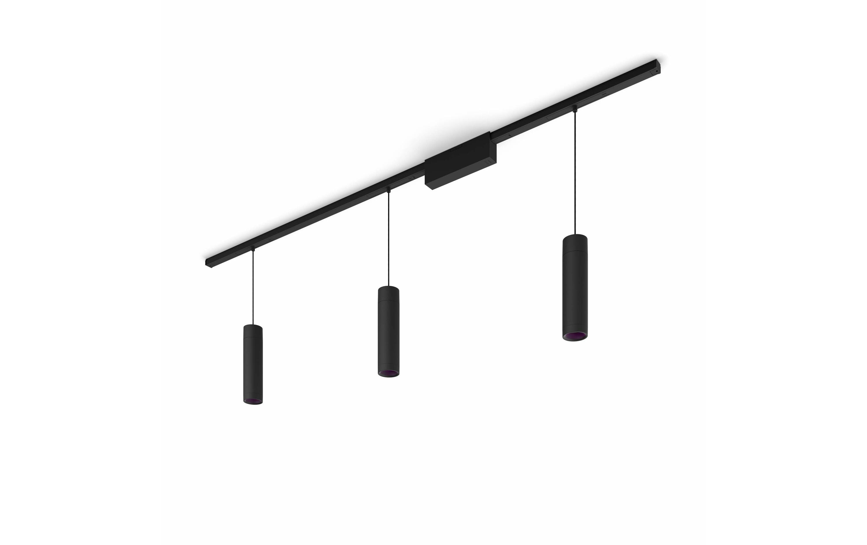 Philips Hue Perifo Basis-Set 3er Pendelleuchte Schwarz – Smarte Pendelleuchte für Philips Hue Perifo von Philips Hue