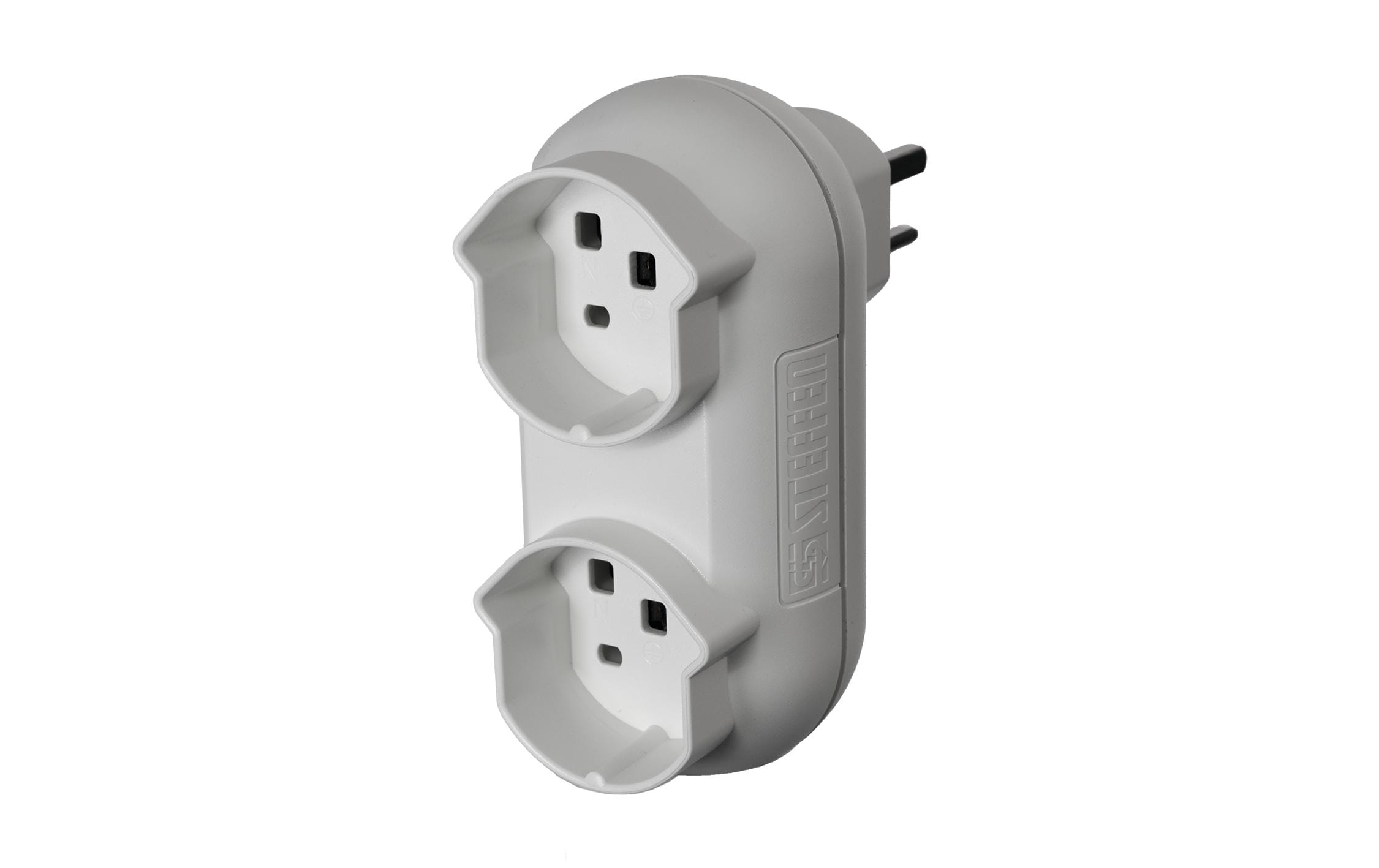STEFFEN Mehrfachstecker Strong 2x T25, Weiss – Mehrfachstecker von STEFFEN