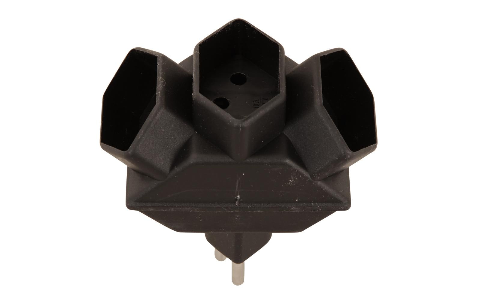 Schönenberger Abzweigstecker 3xT13 inkl. Kinderschutz 3 – Mehrfachstecker von Schönenberger