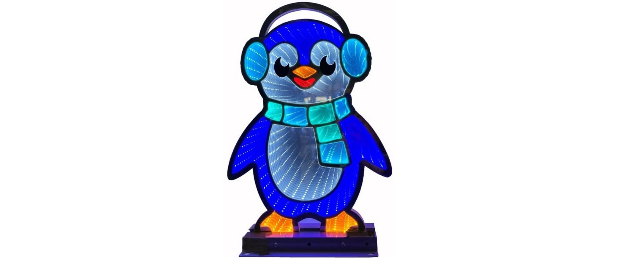 Dameco LED Figur Pinguinmit Infinity Effekt Outdoor