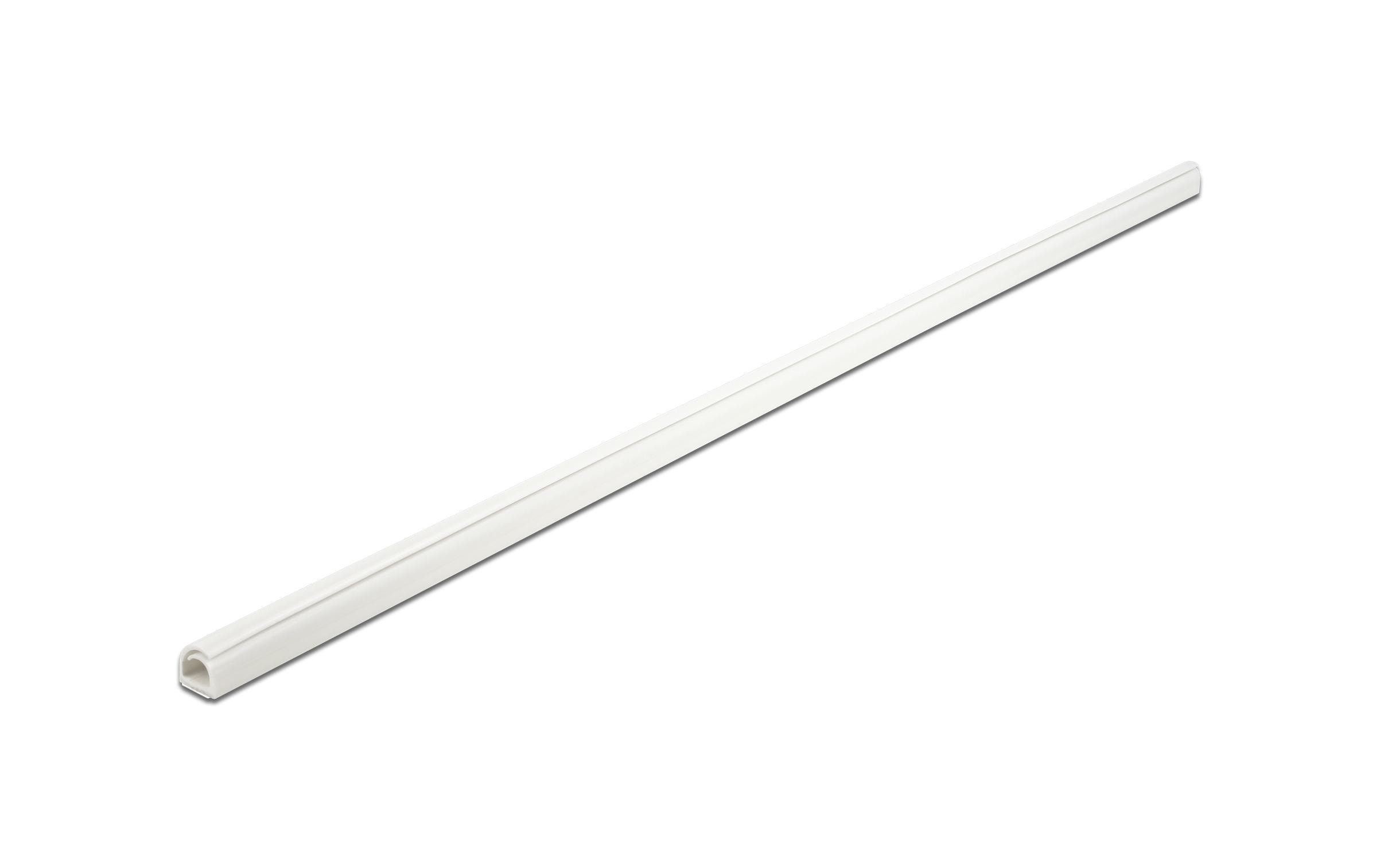 Delock Kabelkanal selbst-schliessend, -klebend 1 m x 10 mm Weiss – Kabelkanal von Delock