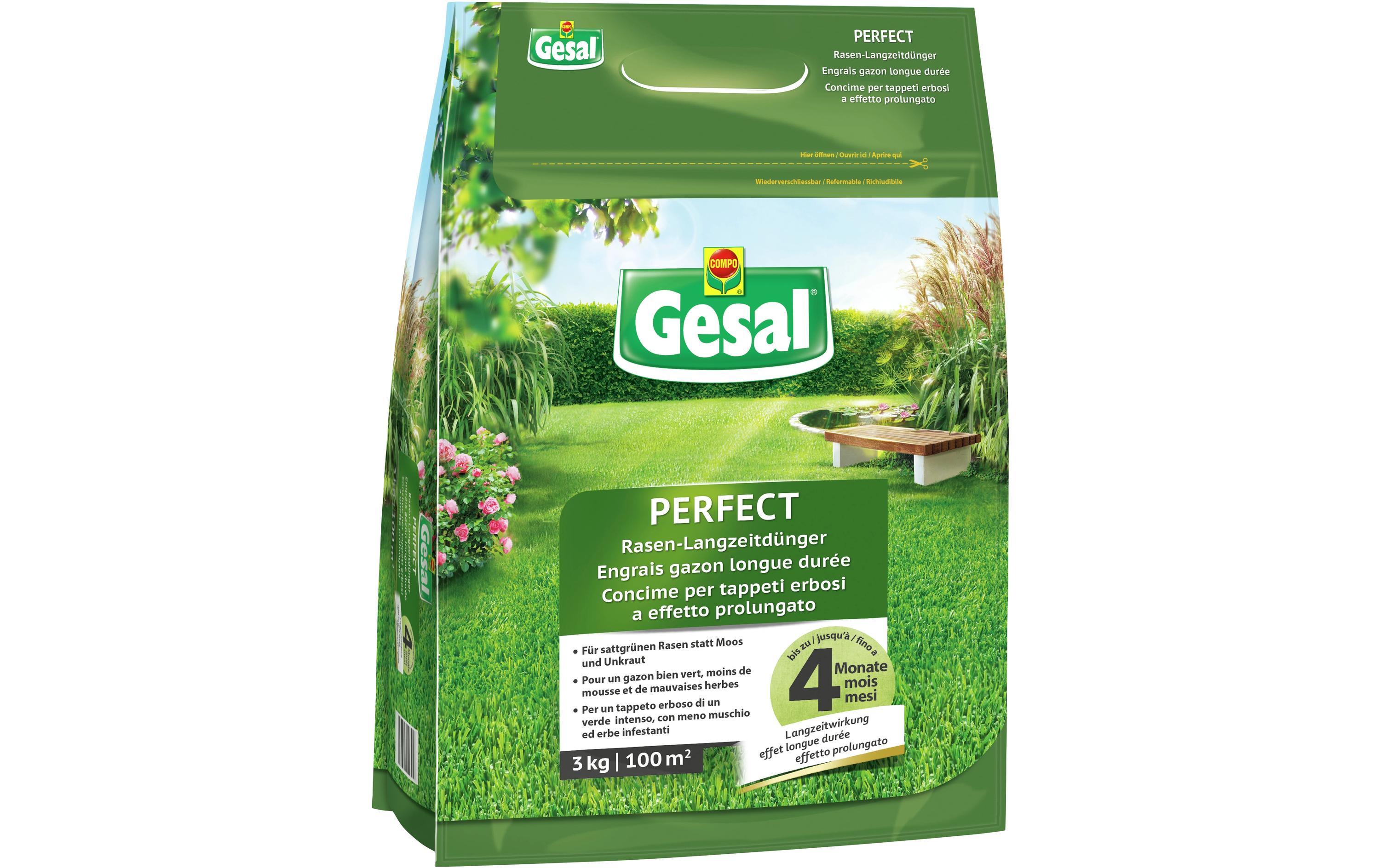 Gesal Rasen-Langzeitdünger PERFECT 3 kg
