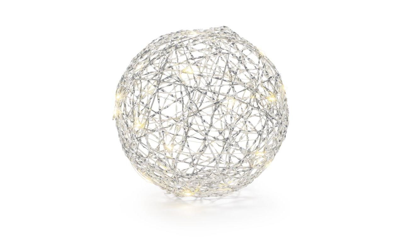 STT LED-Figur Silver Ball, 20 cm