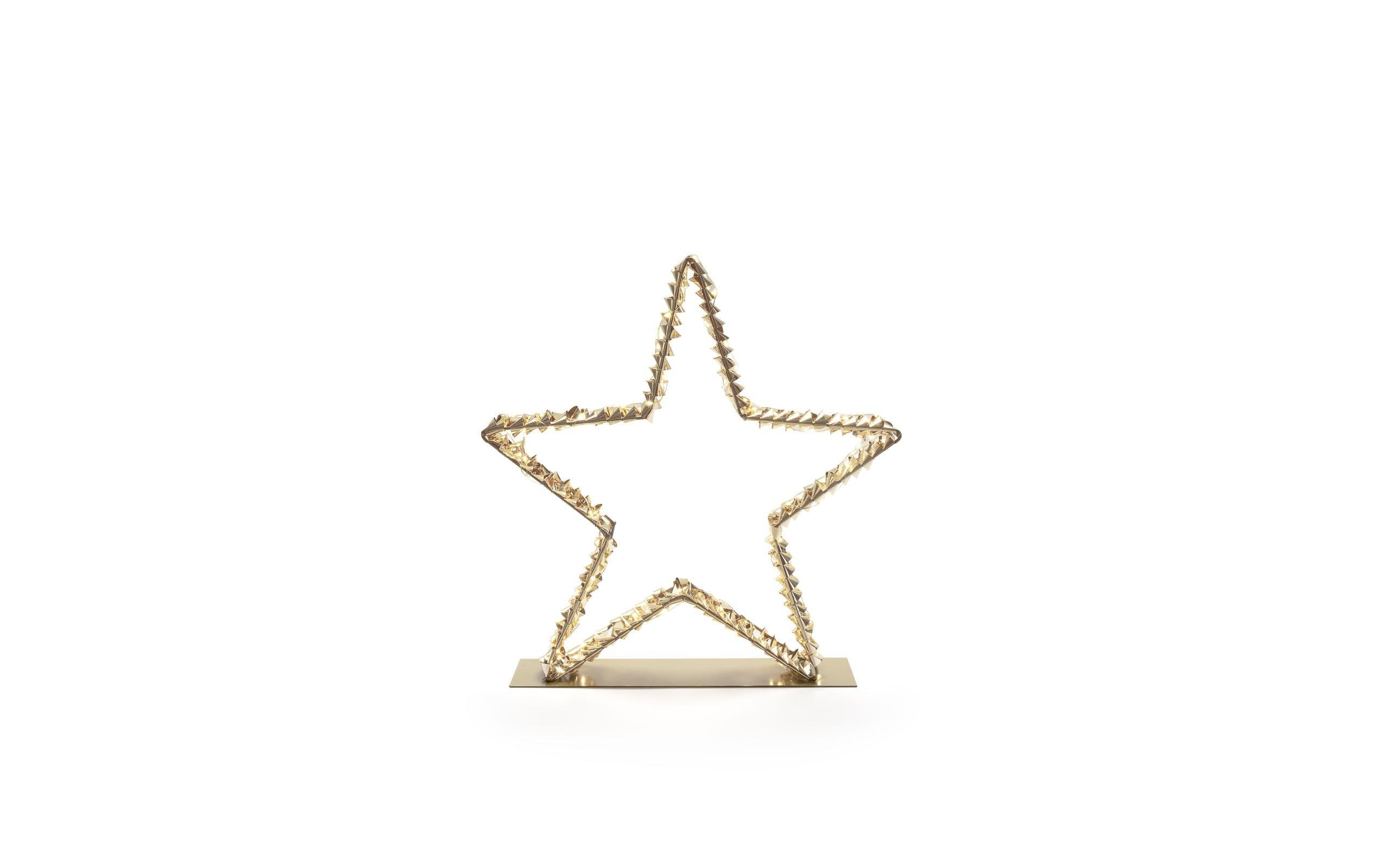 STT LED-Figur Glamour star standing, 40 cm, Gold