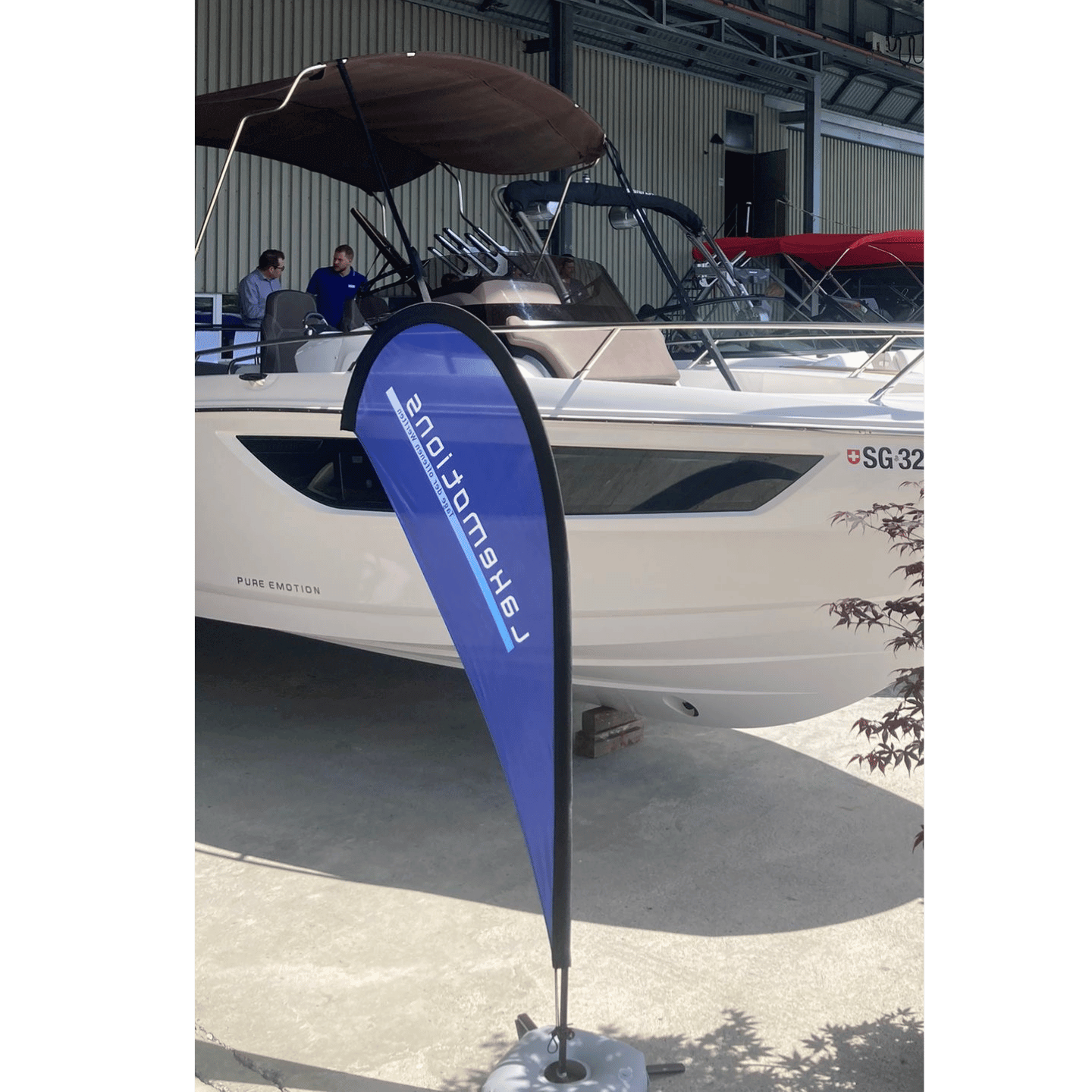 Beachflag Drop – Tropfenform