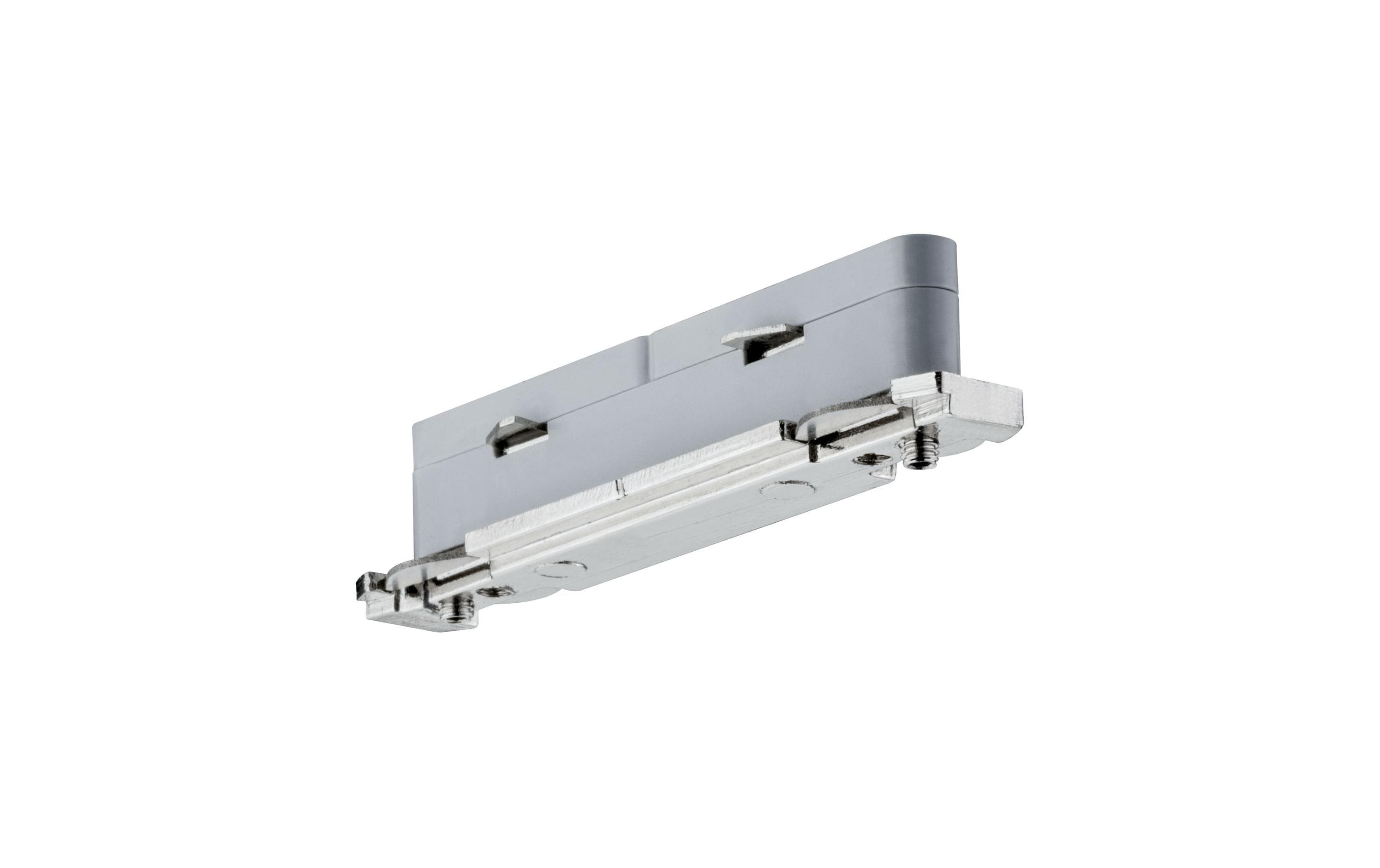 Paulmann URail Light & Easy Linien Verbinder, Silber – Stromschienen-Zubehör von Paulmann
