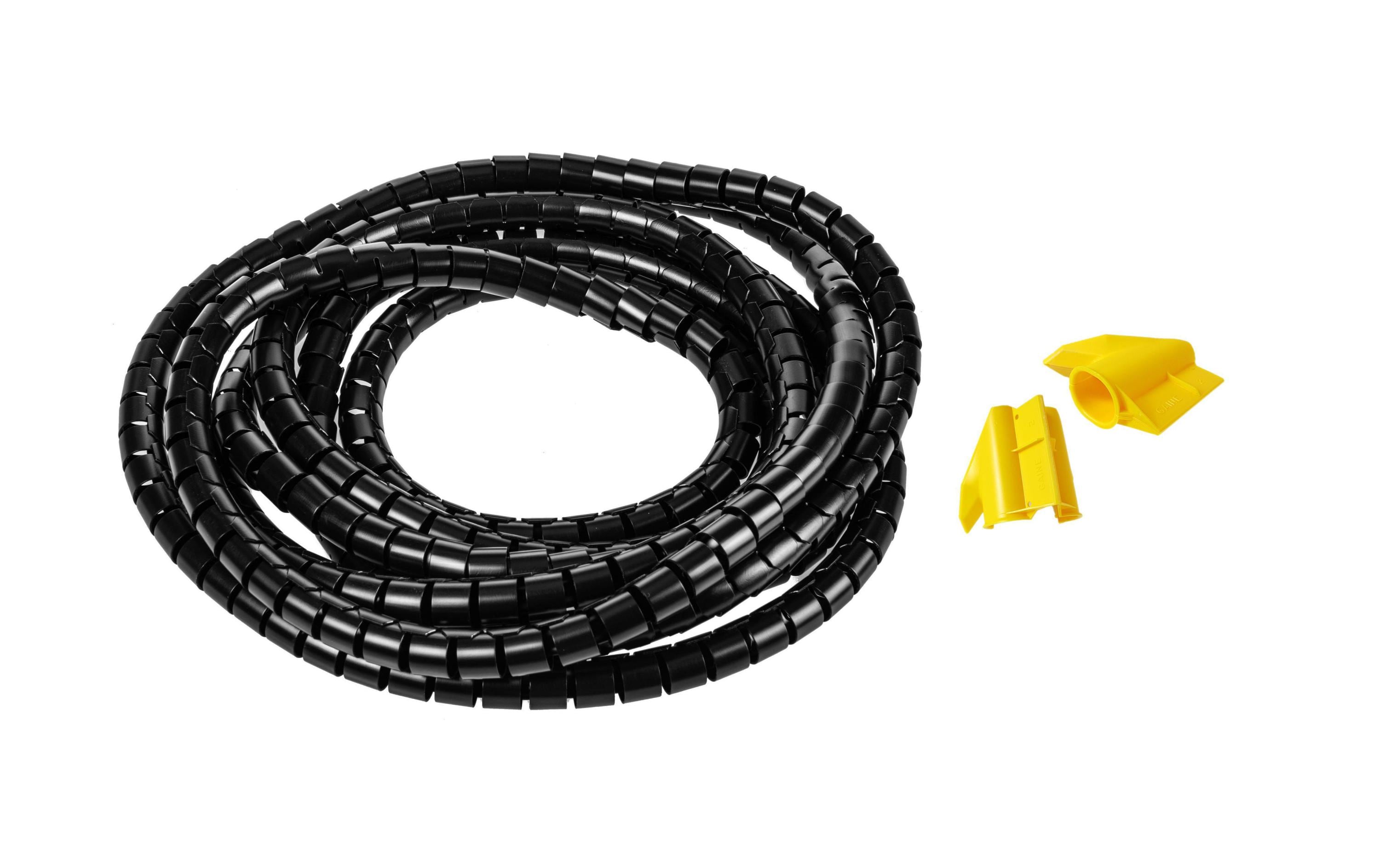 Plica Spiroschlauch 5 m x 20 mm Schwarz – Spiralschlauch von Plica