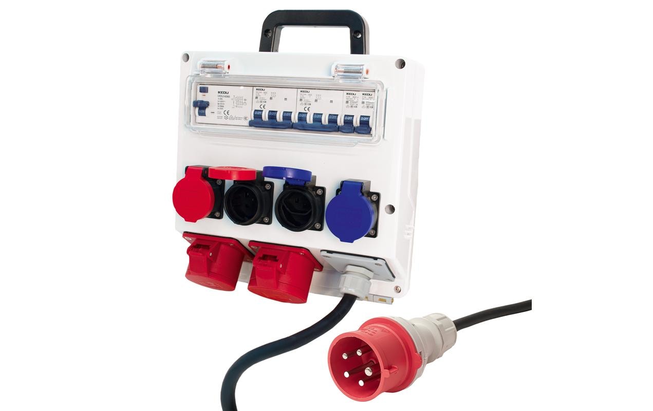 STEFFEN Baustromverteiler 16A IP44 6400 W – Baustromverteiler von STEFFEN