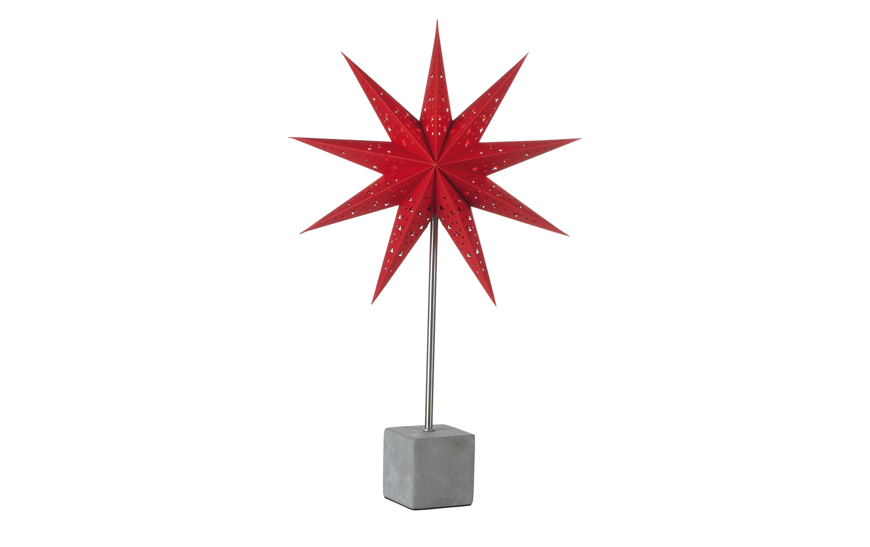 Markslöjd Tischdeko Hard, 58 cm, red