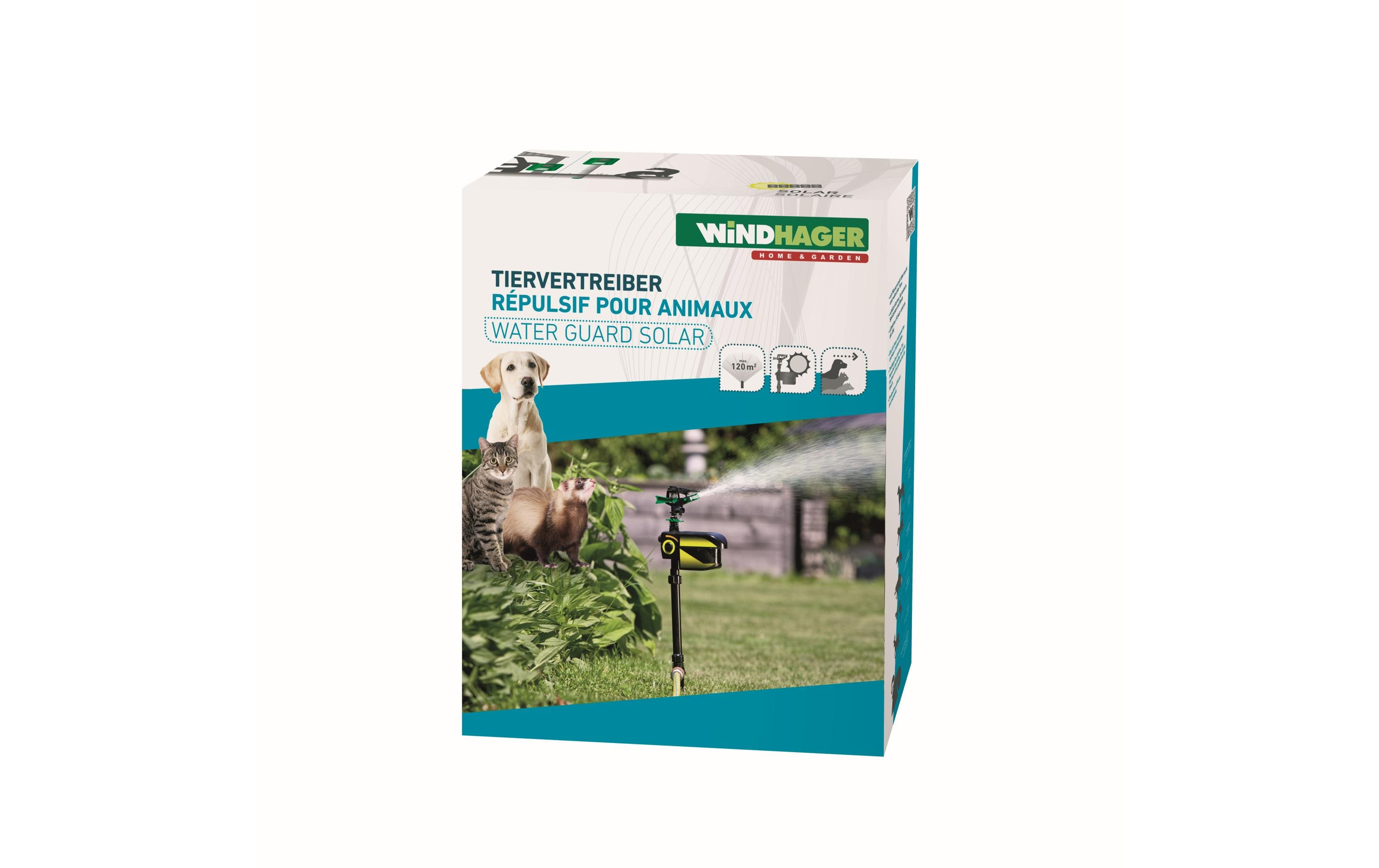 Windhager Water Guard – bewegungsaktivierter Tiervertreiber mit Wasserstrahl