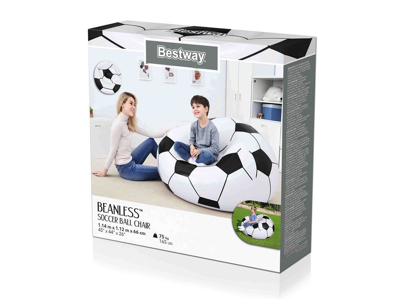 Bestway aufblasbarer Sessel Fussball