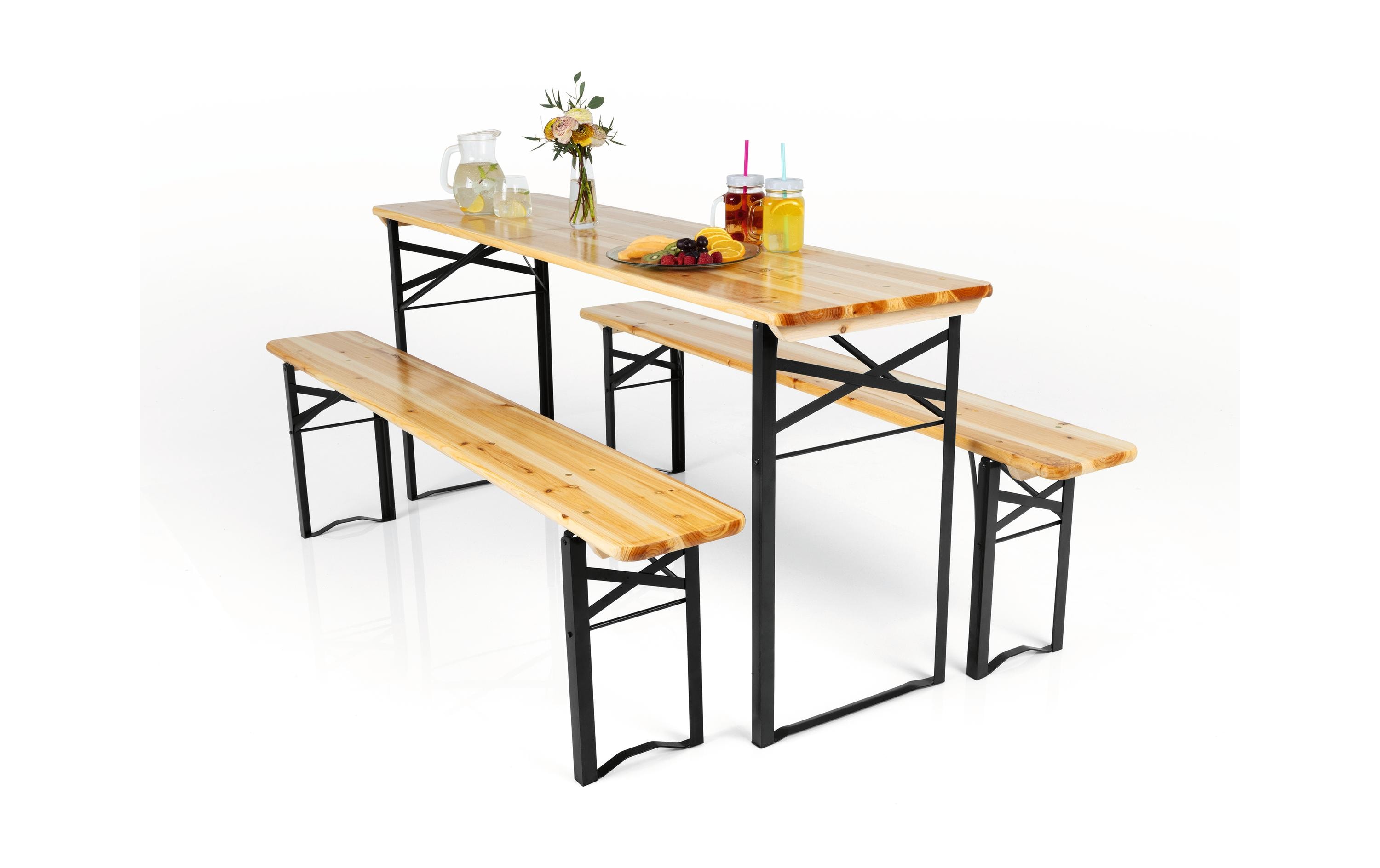 EASYmaxx Festbankgarnitur 170x46x75cm